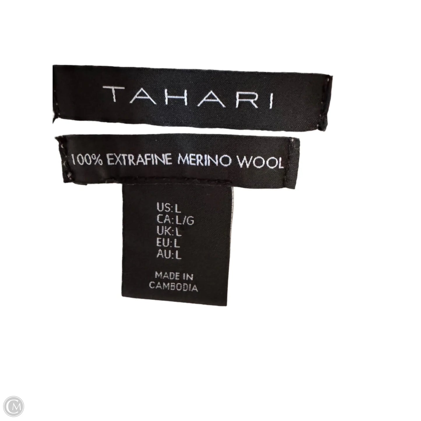 Vest Sweater By Tahari In Tan, Size: L