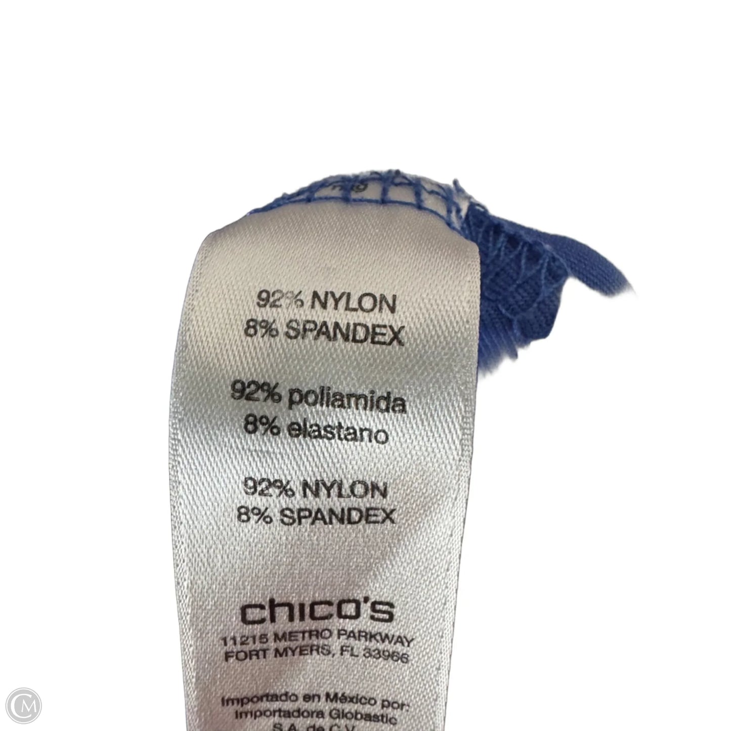 Top Sleeveless Basic By Chicos In Blue, Size: M