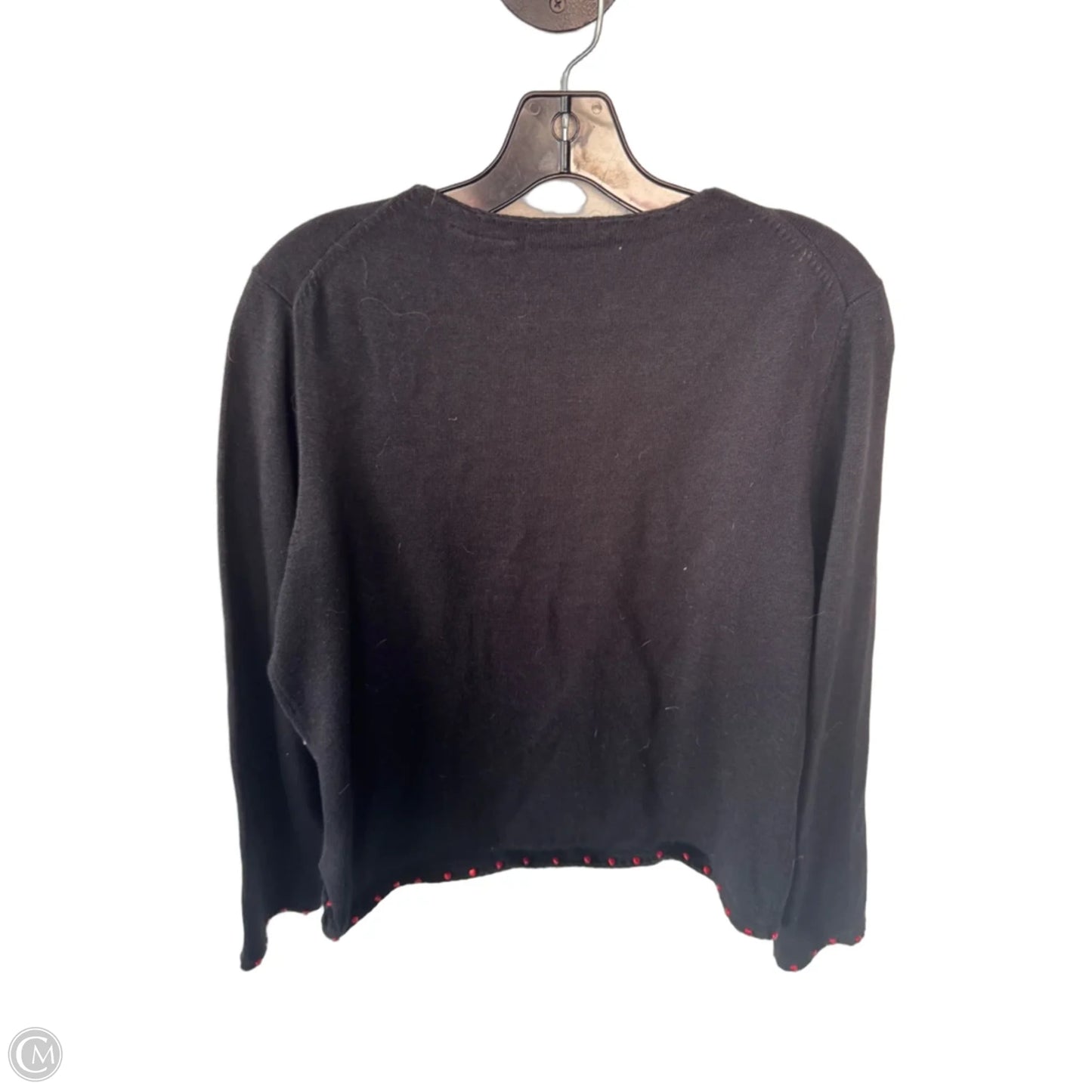 Sweater By Michael Simon In Black & Brown, Size: L