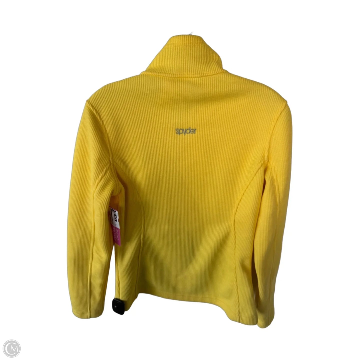 Athletic Jacket By Spyder In Yellow, Size: M