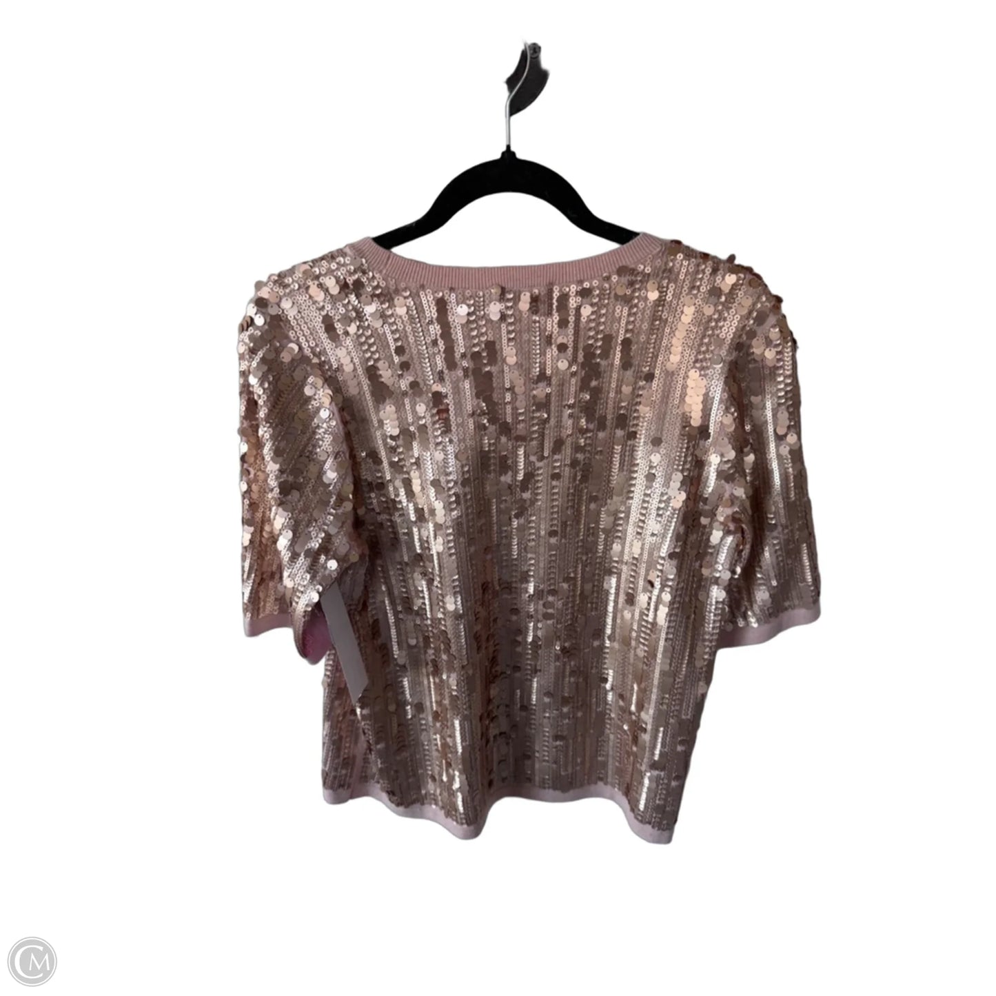Top Short Sleeve By Chicos In Pink, Size: S