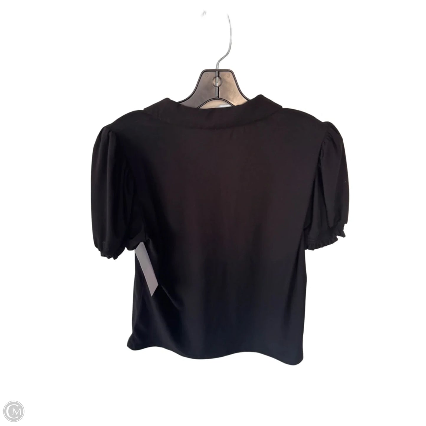 Top Short Sleeve By Cece In Black, Size: M