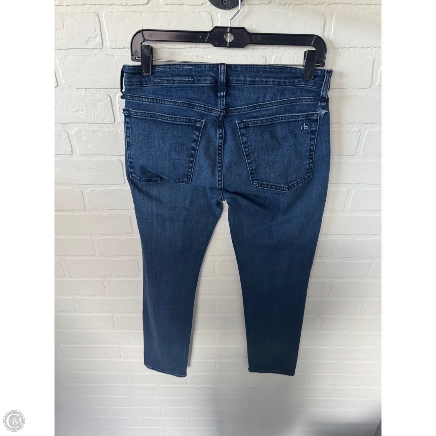 Jeans Boyfriend By Rag And Bone In Blue Denim, Size: 2