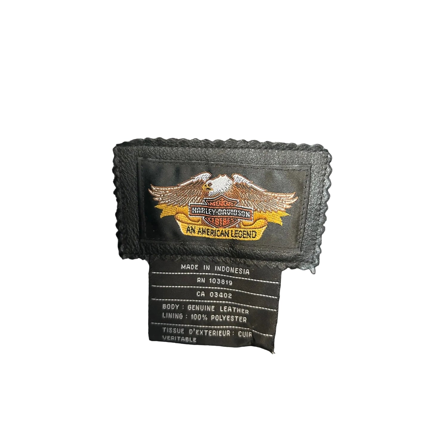 Jacket Leather By Harley Davidson In Black, Size: Xl