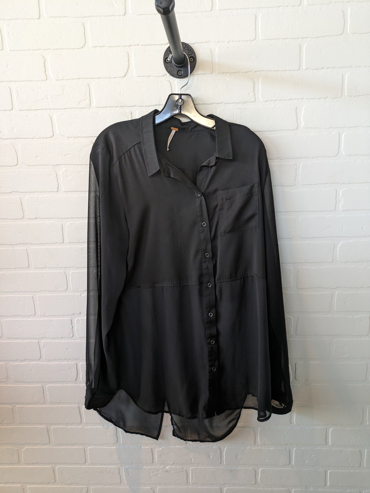 Blouse Long Sleeve By Free People Size: L