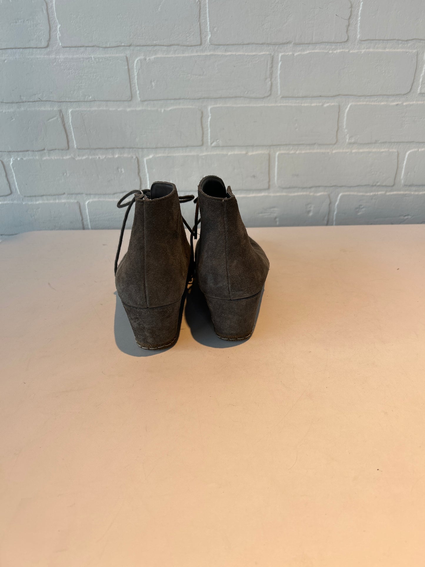 Shoes Heels Wedge By Franco Sarto In Grey, Size: 8