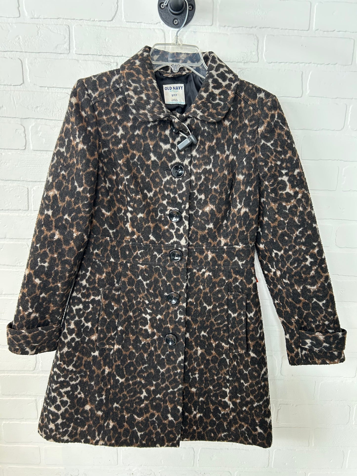 Coat Parka By Old Navy In Animal Print, Size: S