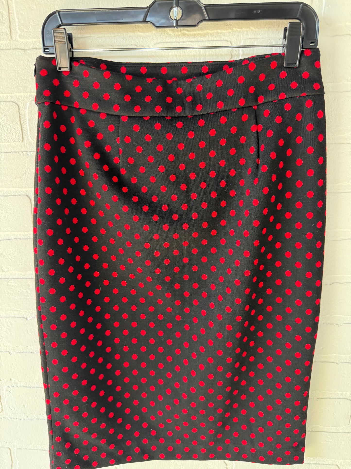 Skirt Midi By Grace In Black & Red, Size: 6