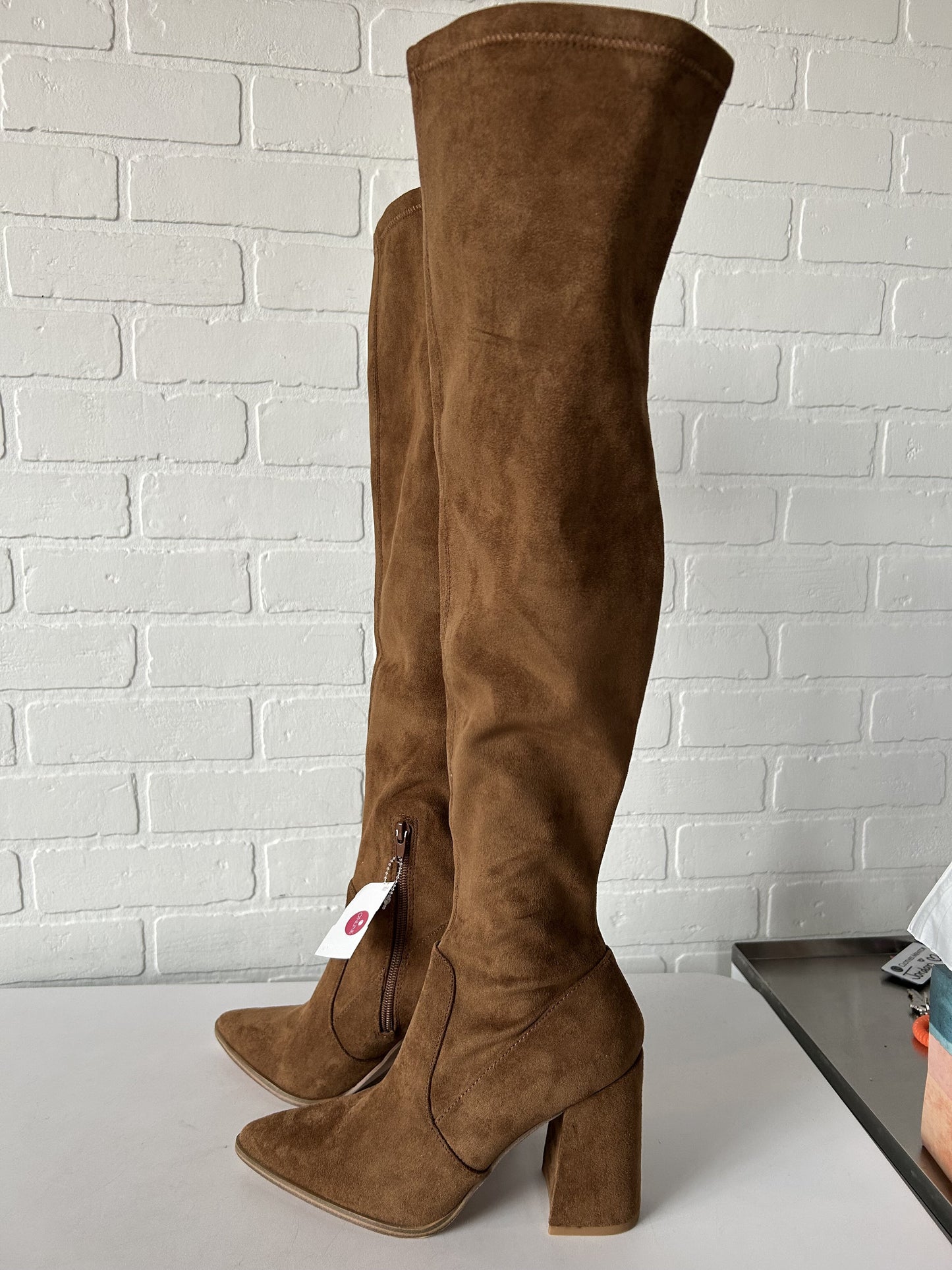 Boots Over-the-knee Heels By Steve Madden Size: 8