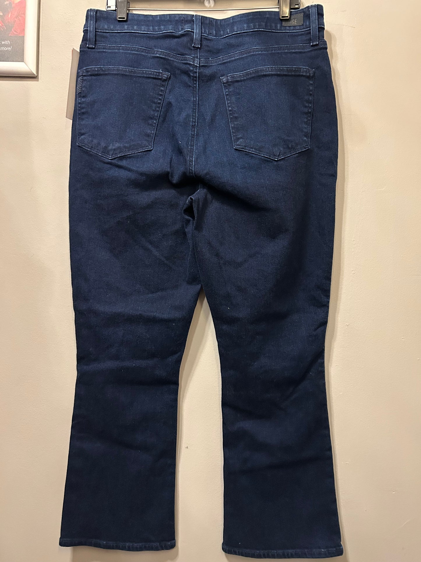 Jeans Straight By Paige In Blue Denim, Size: 18