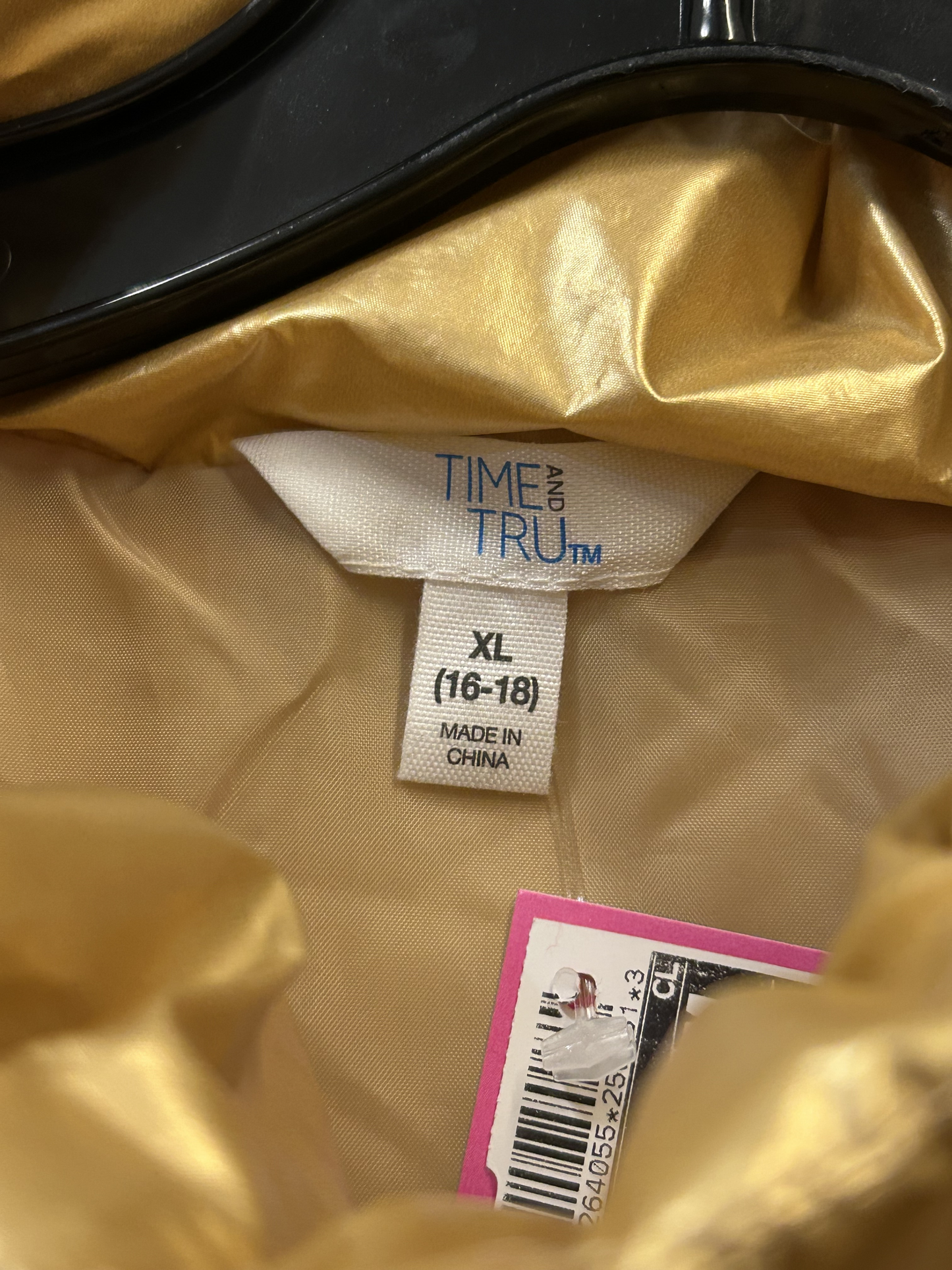 Jacket Puffer & Quilted By Time And Tru Size: Xl