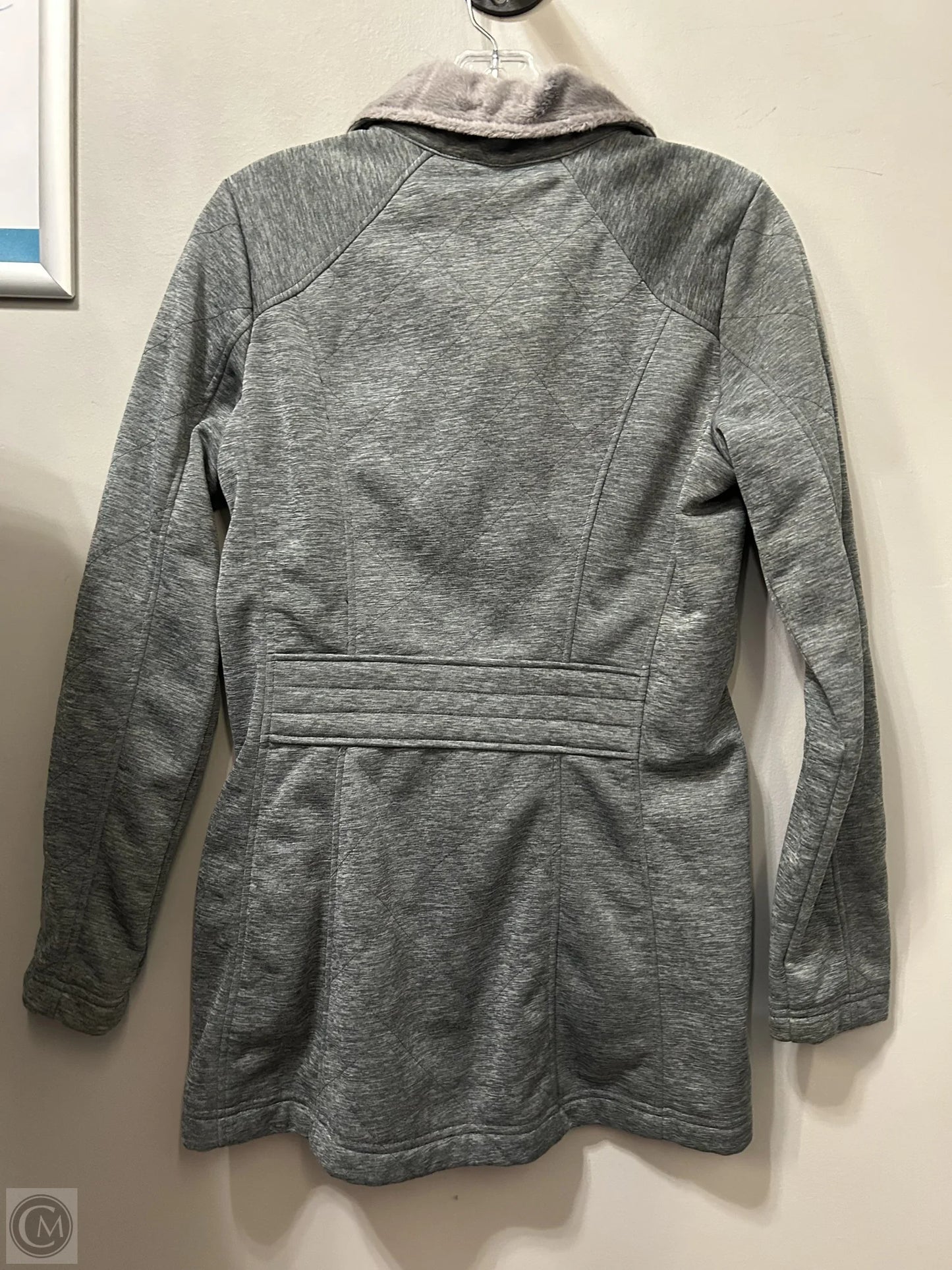 Jacket Fleece By The North Face In Green & Grey, Size: S