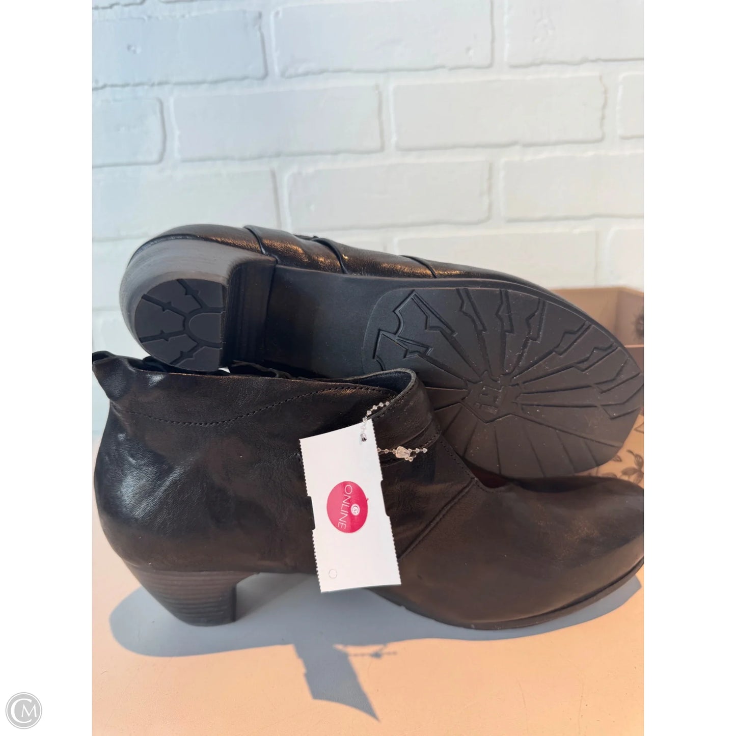 Shoes Heels Block By Think In Black, Size: 9.5