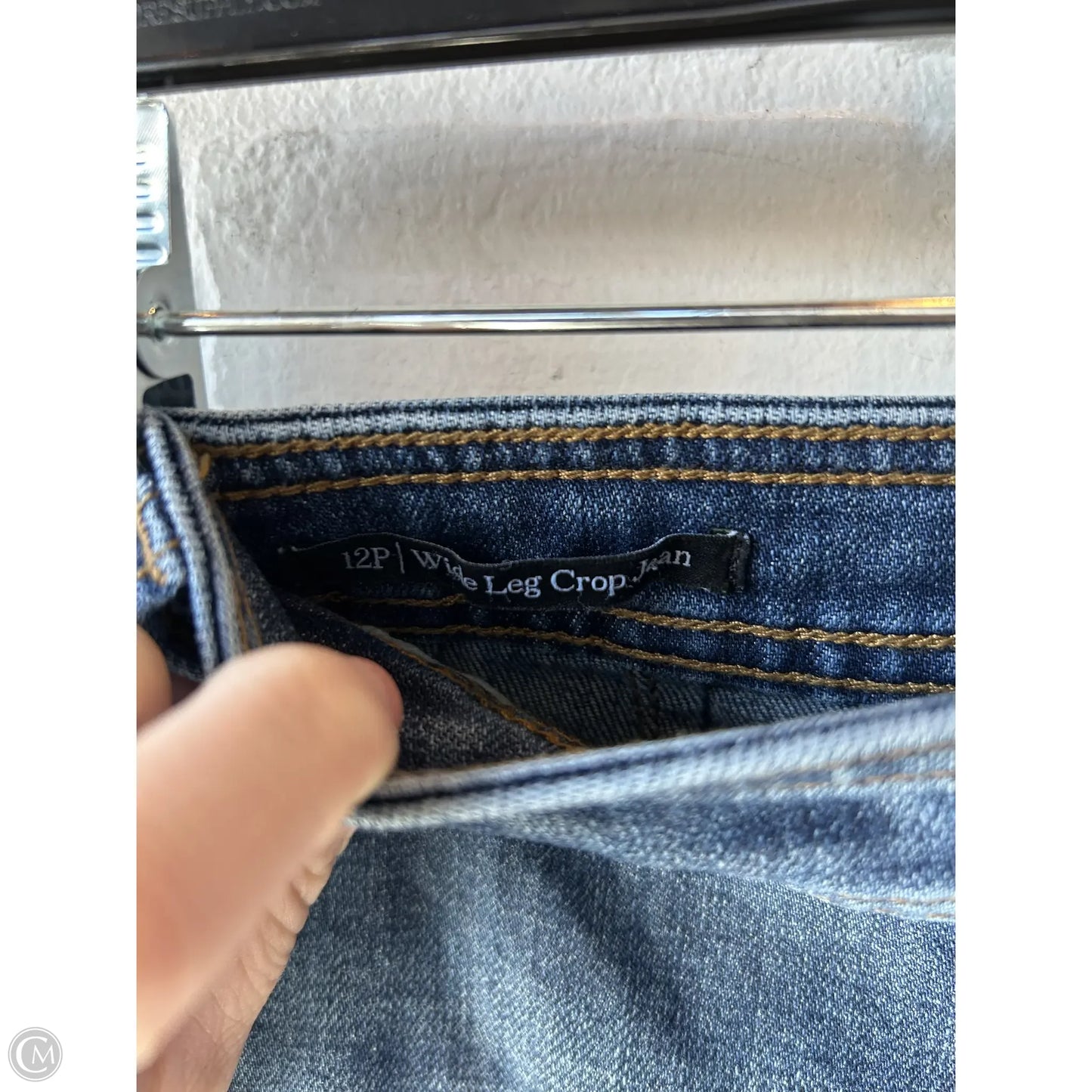 Jeans Cropped By Talbots In Blue Denim, Size: 12p