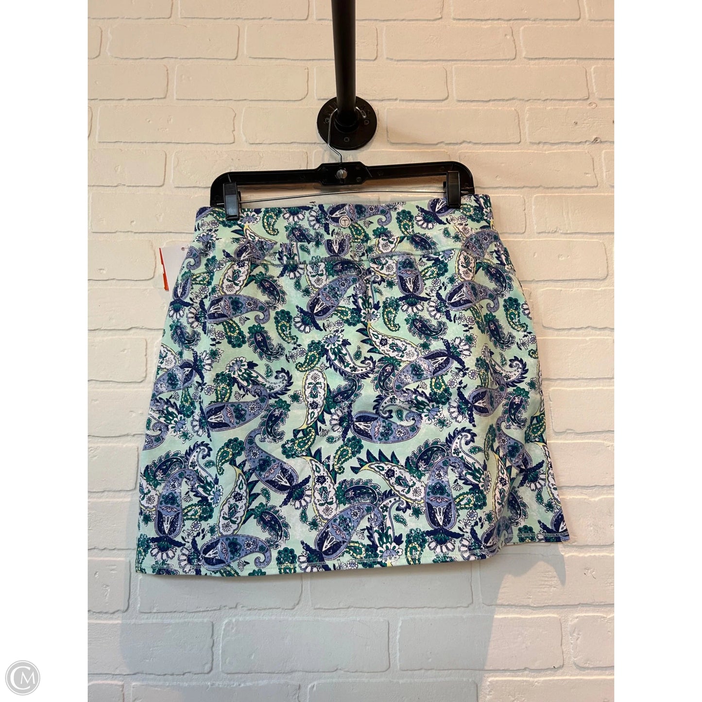 Skort By Talbots In Blue & Green, Size: 10p