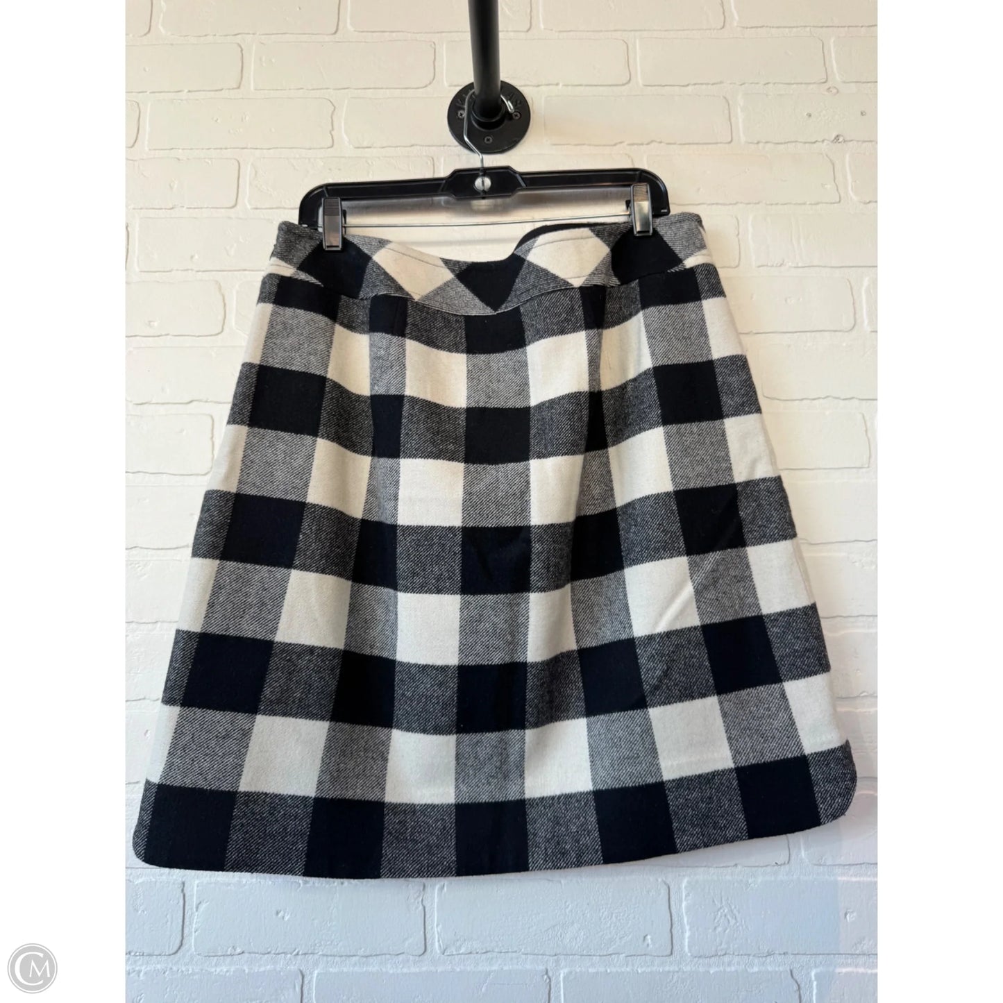 Skirt Mini & Short By Talbots In Black & White, Size: Xl