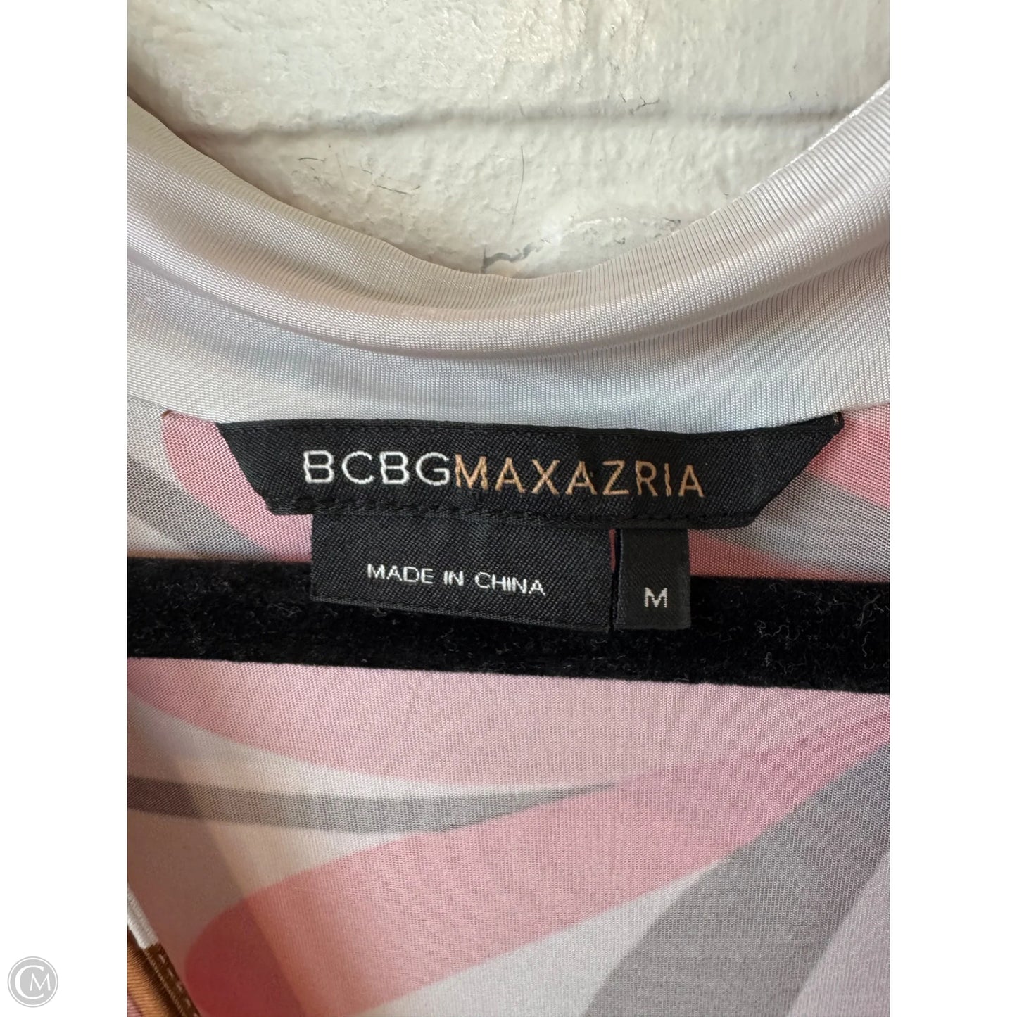 Dress Work By Bcbgmaxazria In Cream & Red, Size: M