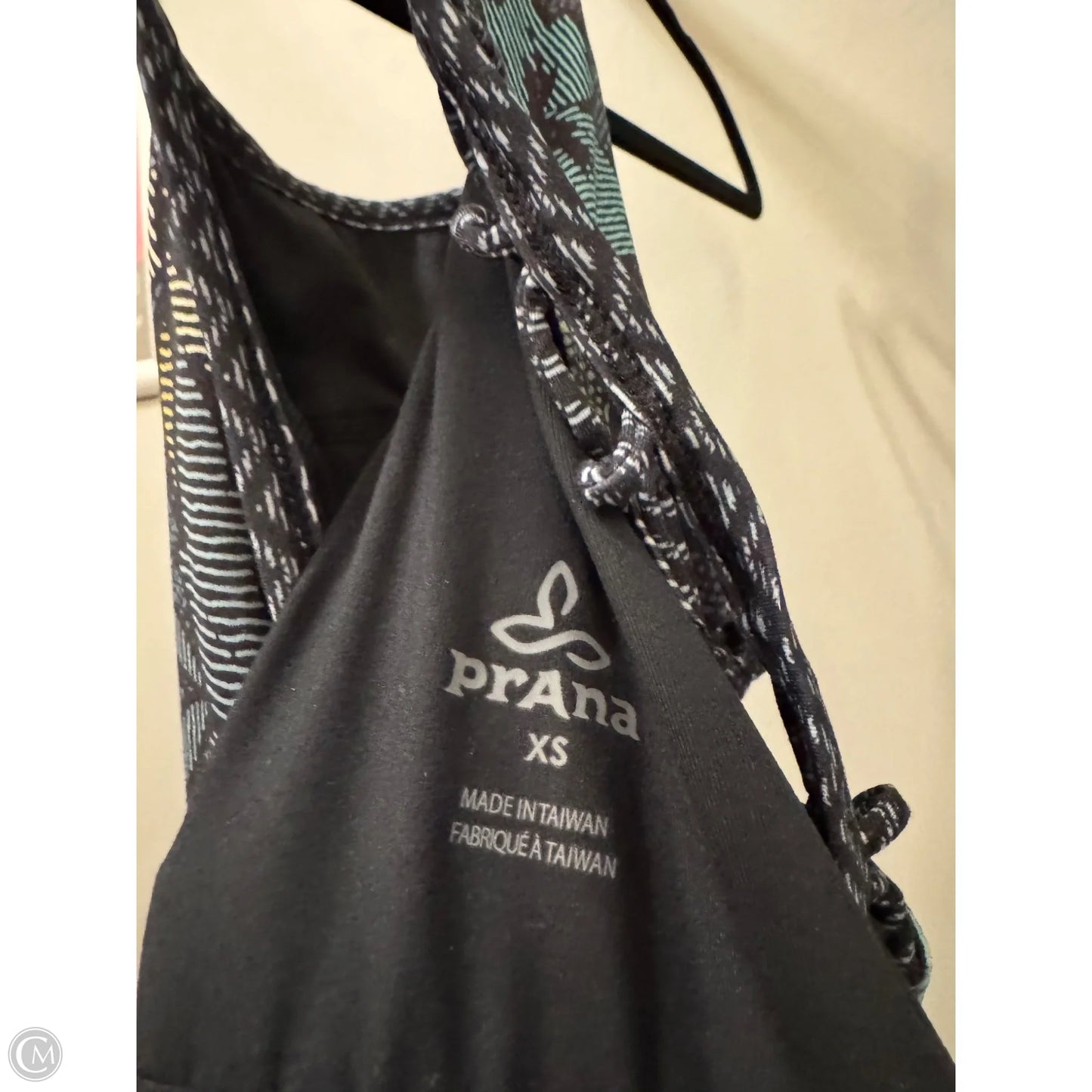 Athletic Dress By Prana In Black & Green, Size: Xs