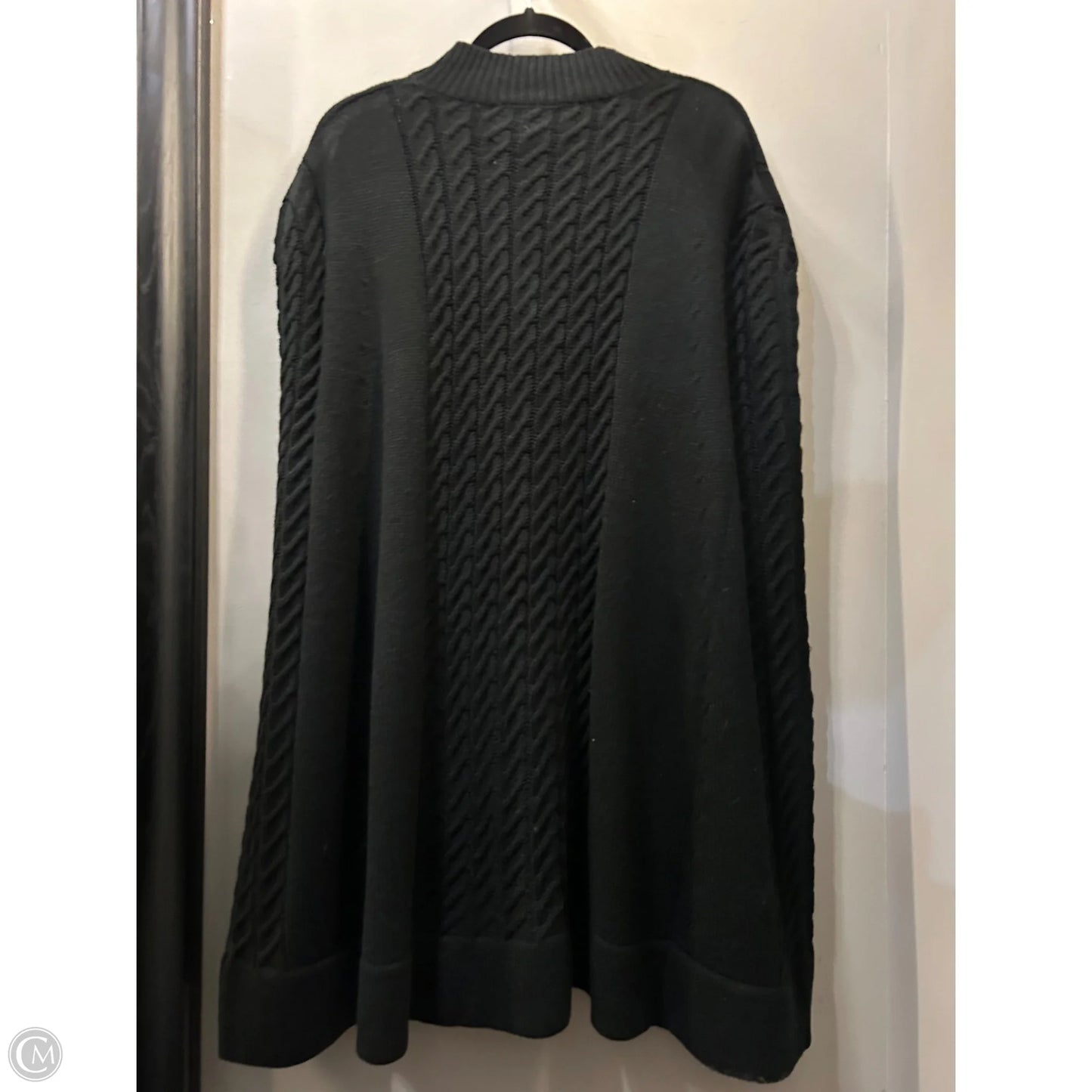 Poncho Designer By Patricia Nash In Black, Size: Osfm