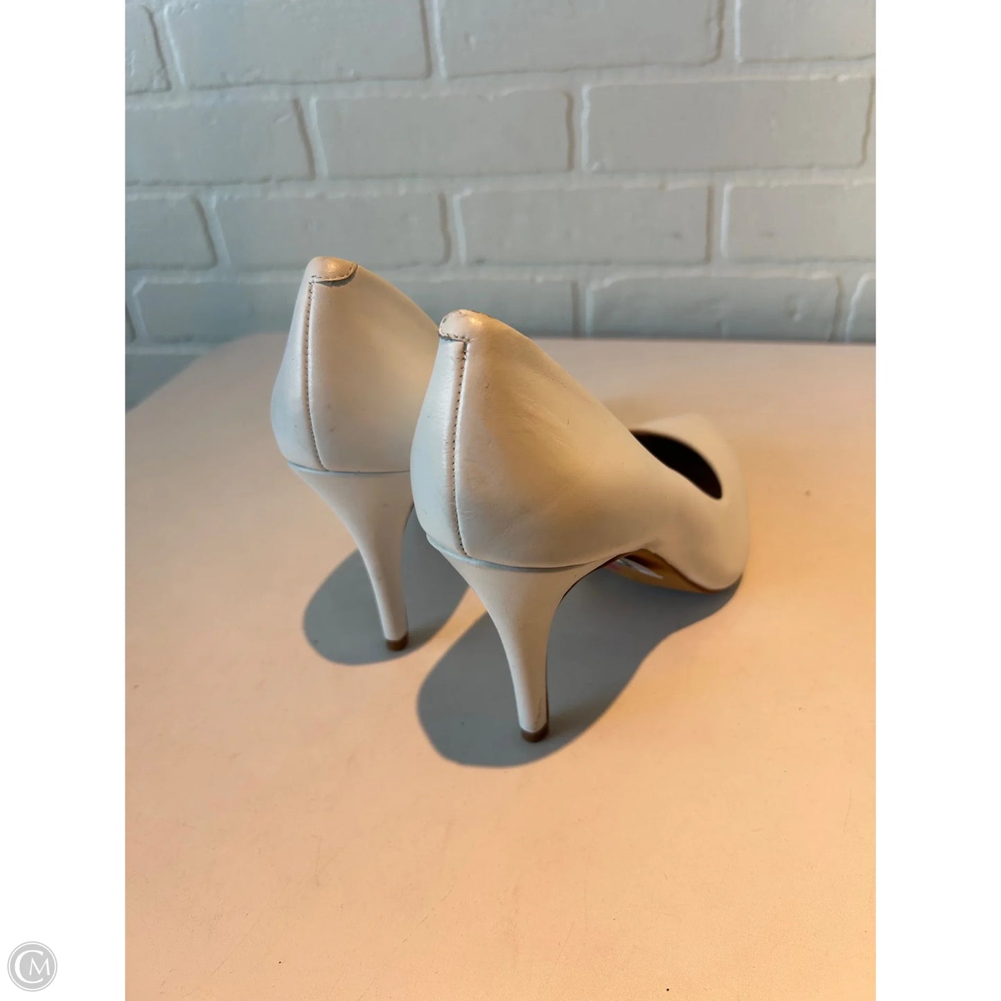 Shoes Heels Stiletto By Vince Camuto In White, Size: 10