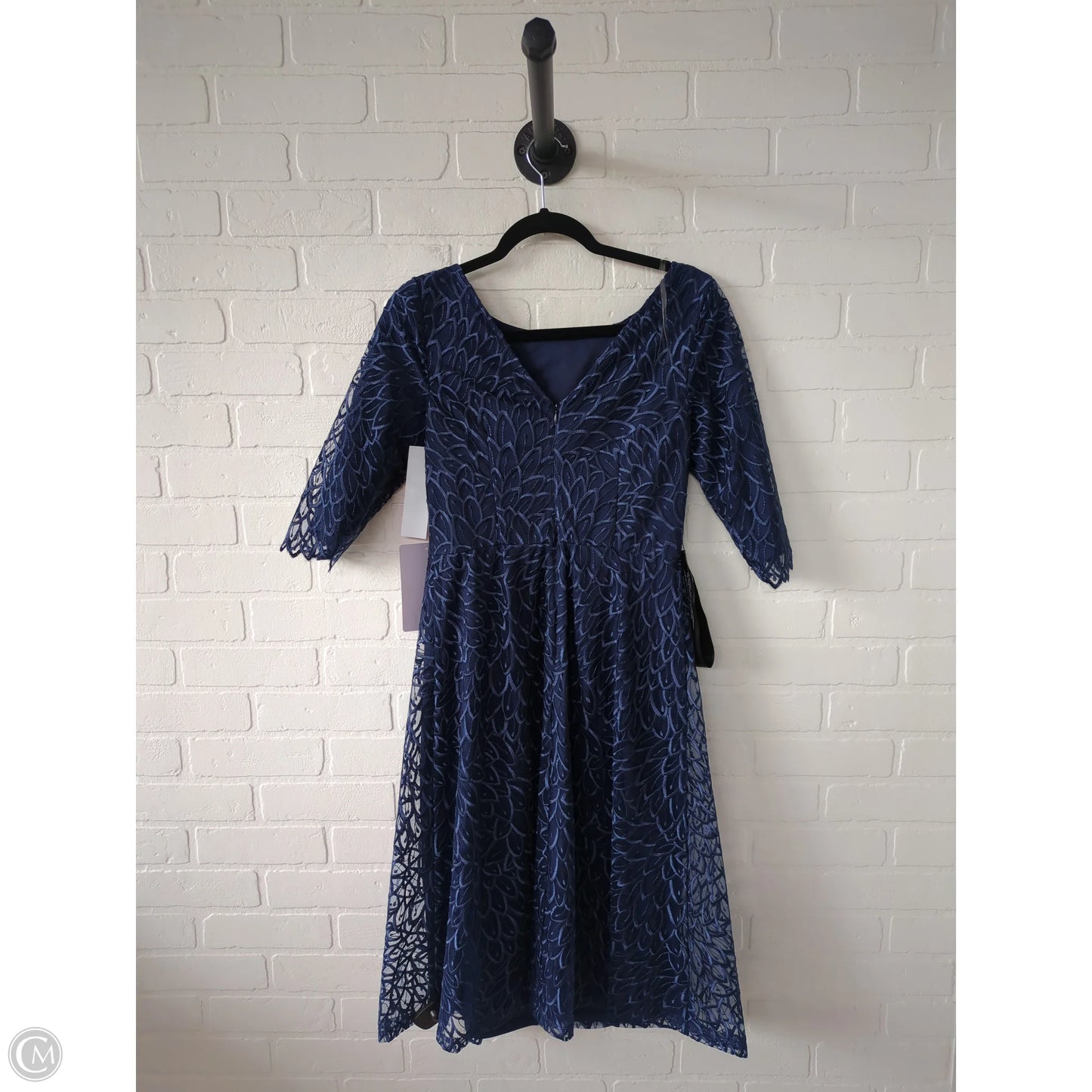 Dress Party Midi By Js Collections In Blue, Size: Xs