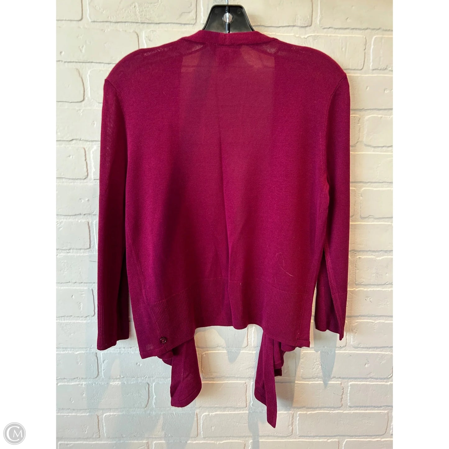 Sweater Cardigan By Simply Vera In Pink, Size: S