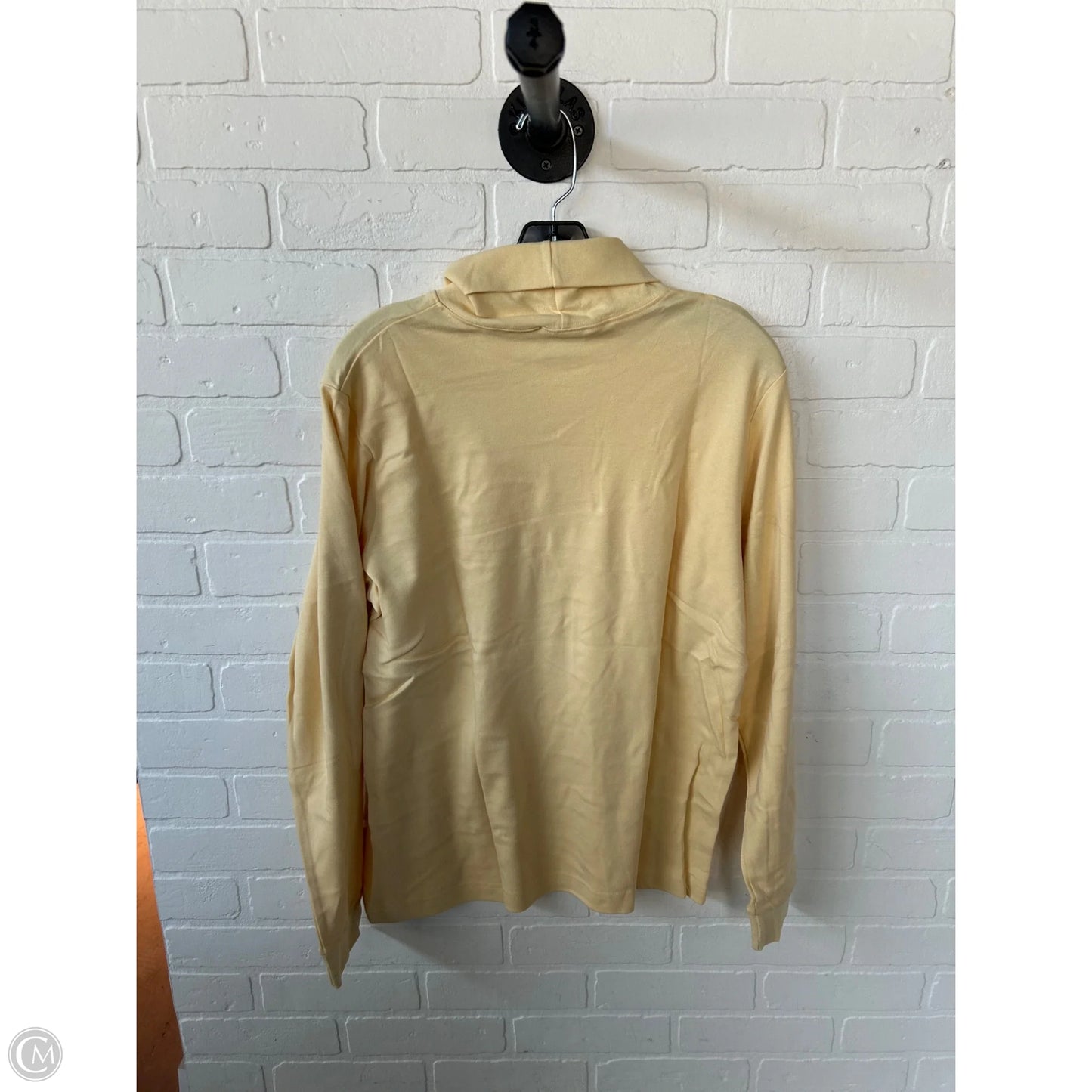 Top Long Sleeve Basic By L.l. Bean In Yellow, Size: L