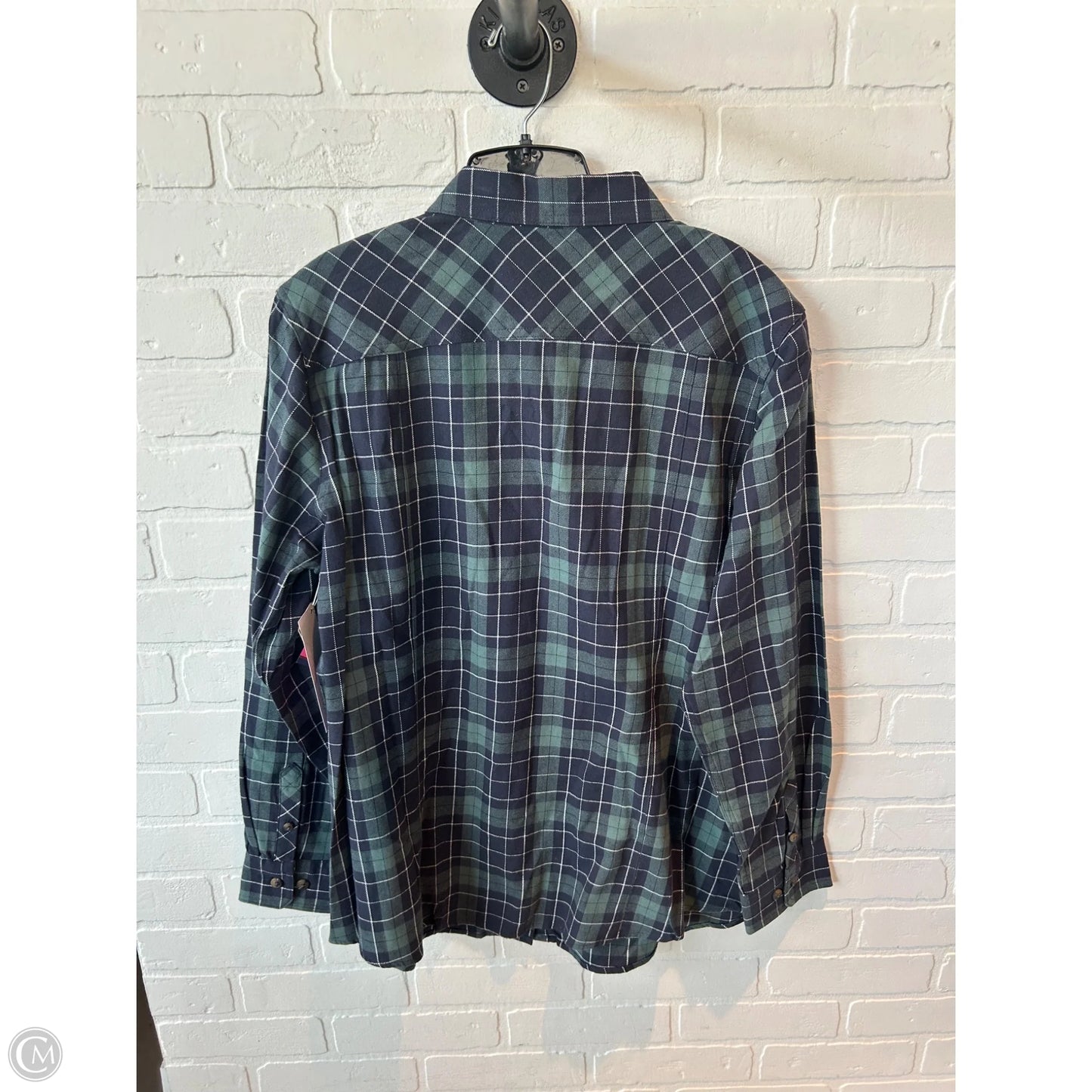 Top Long Sleeve By Clothes Mentor In Blue & Green, Size: Xl