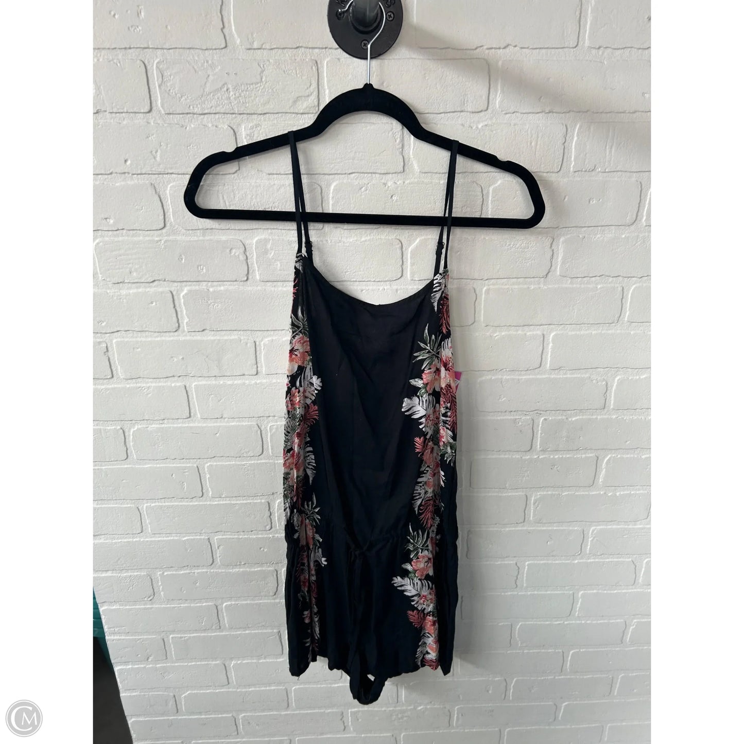 Romper By Cme In Black & Pink, Size: S
