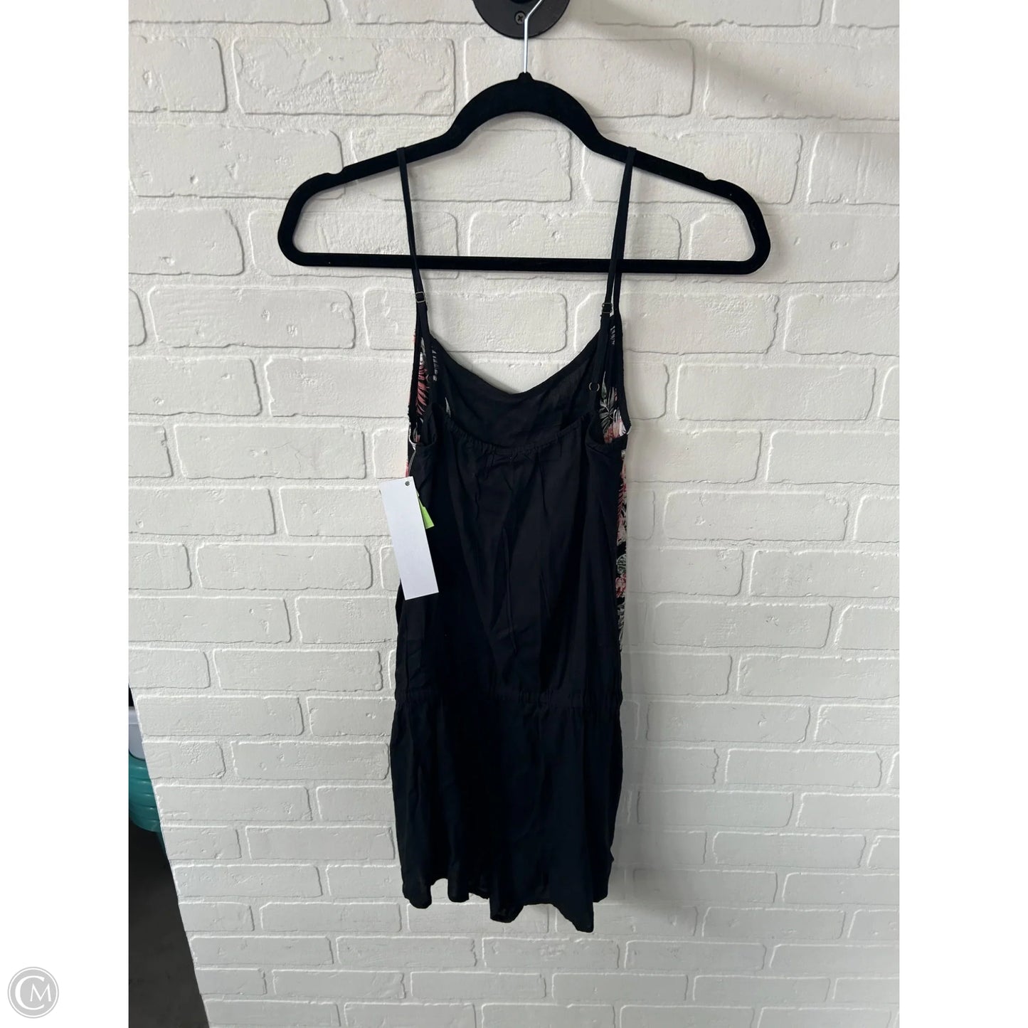 Romper By Cme In Black & Pink, Size: S