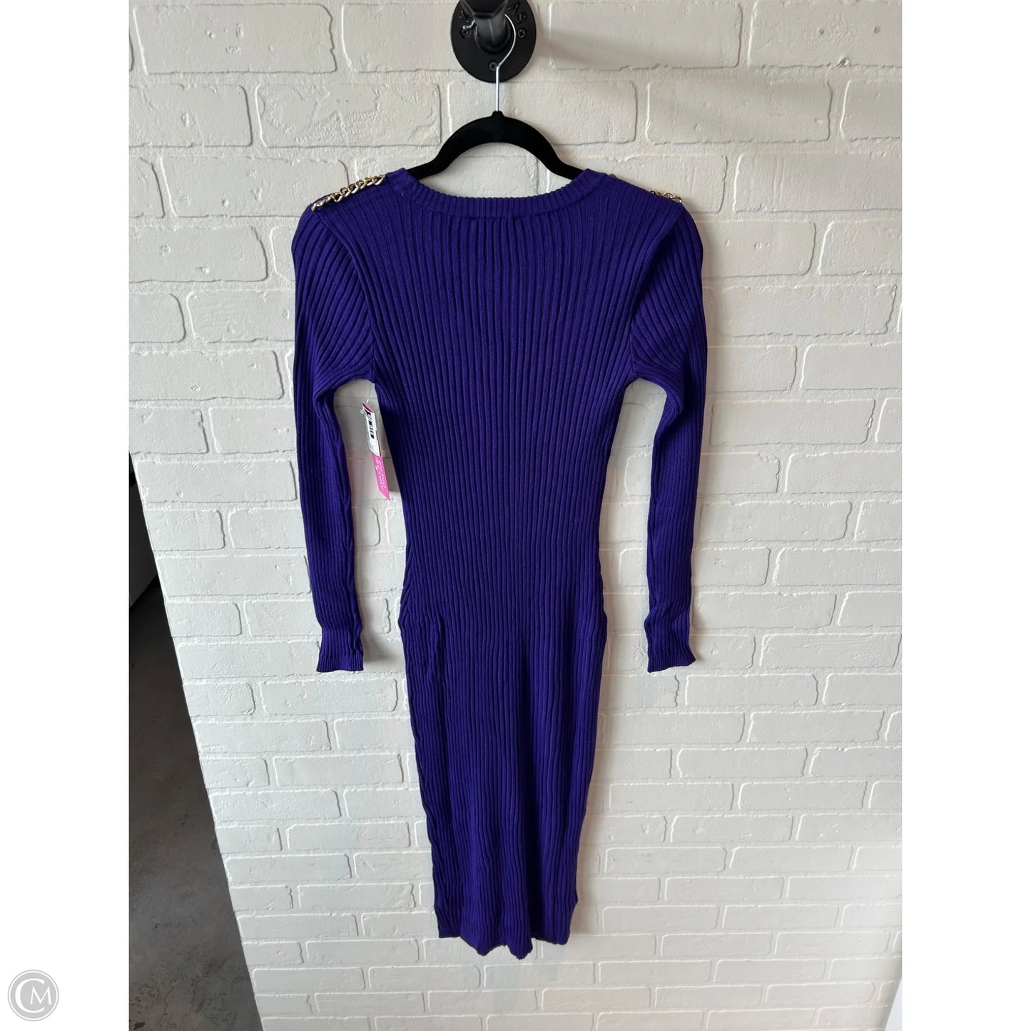 Dress Sweater By Venus In Purple, Size: S