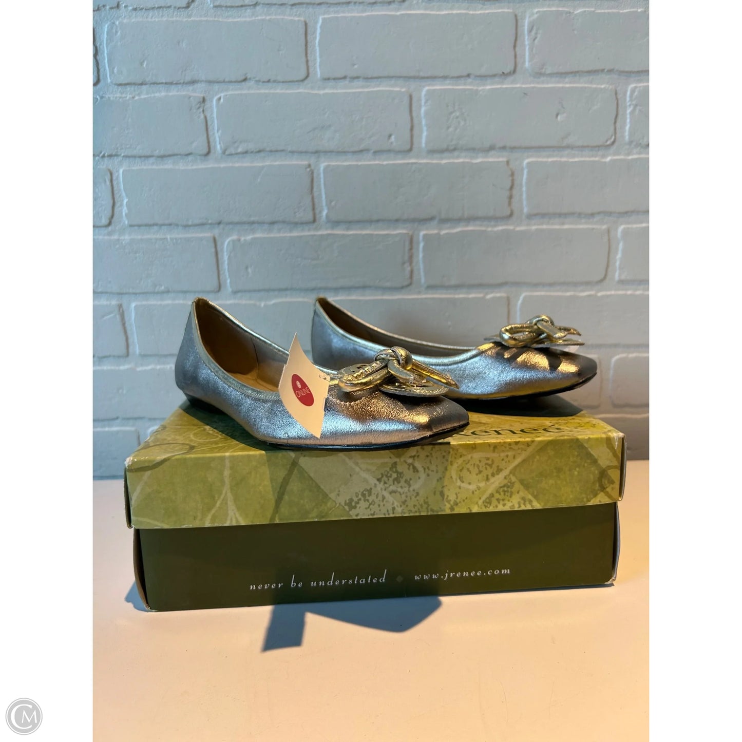 Shoes Flats By J Renee In Gold, Size: 8.5