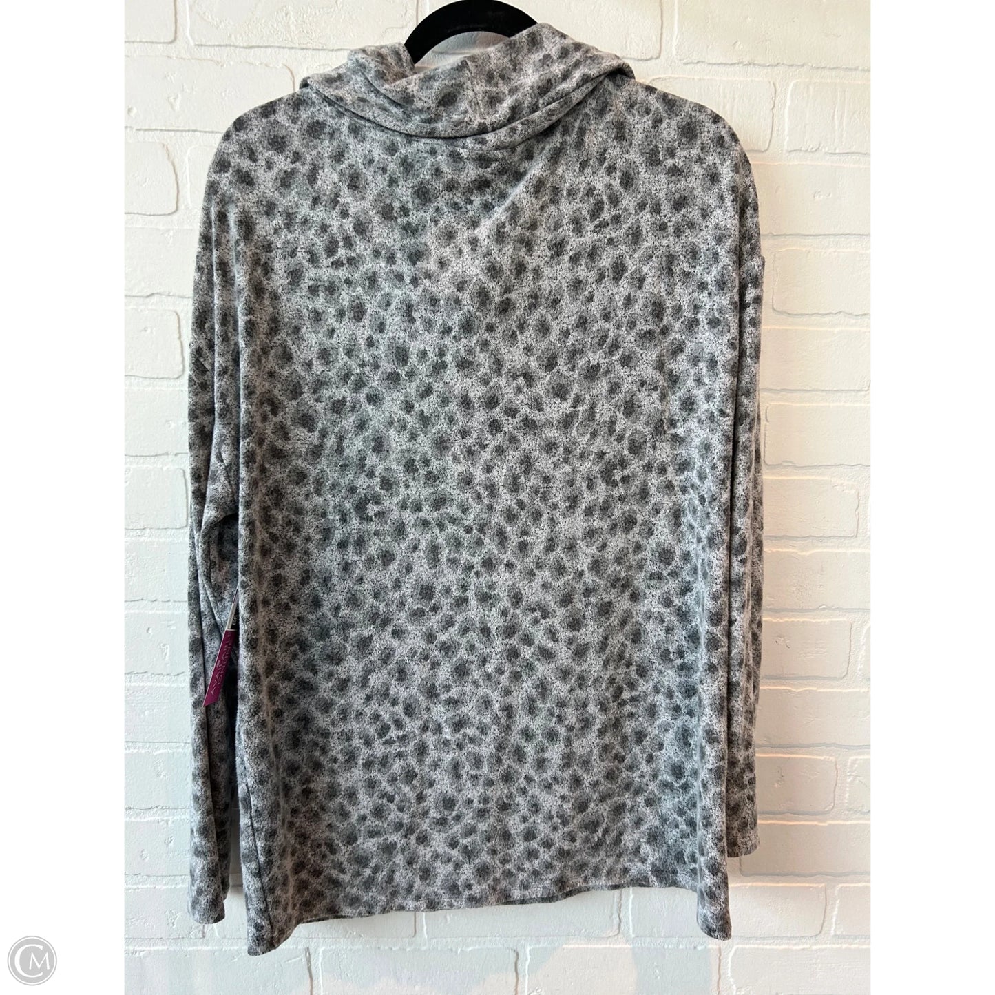 Top Long Sleeve By White House Black Market In Grey, Size: M