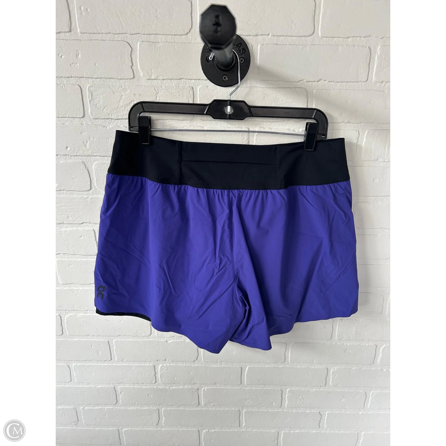 Athletic Shorts By On In Black & Purple, Size: 16