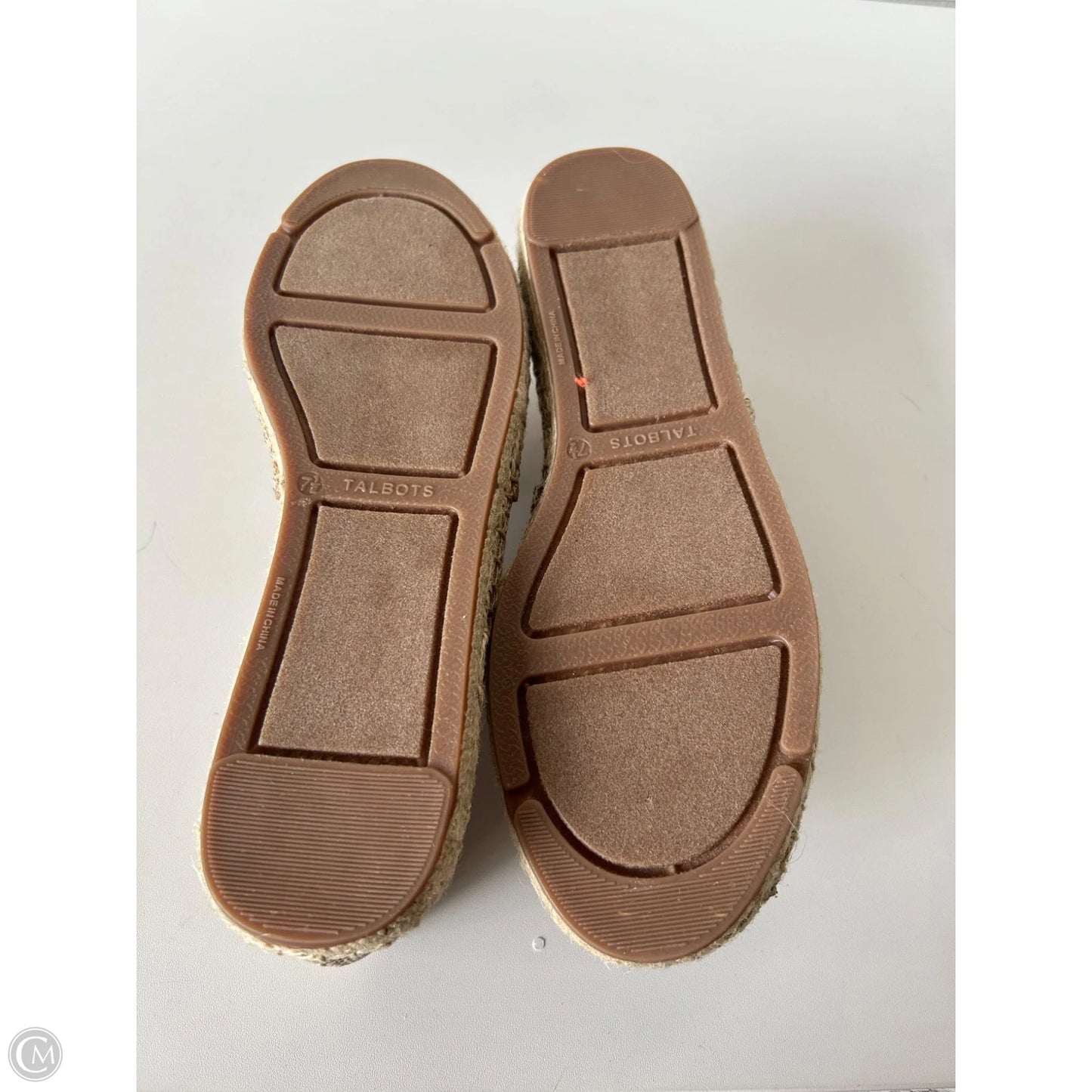 Shoes Flats By Talbots In Tan, Size: 7.5