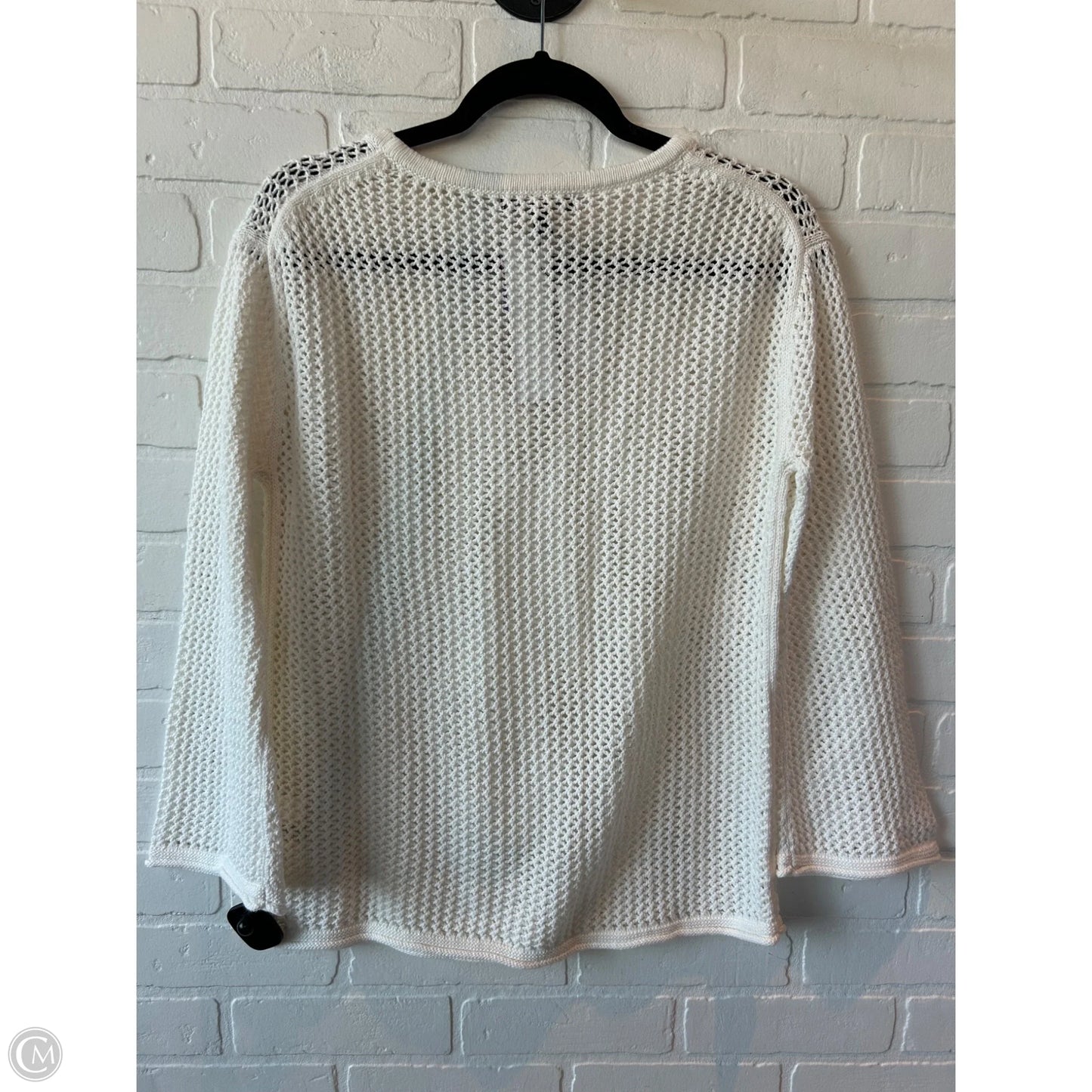 Sweater By Banana Republic In Ivory, Size: S