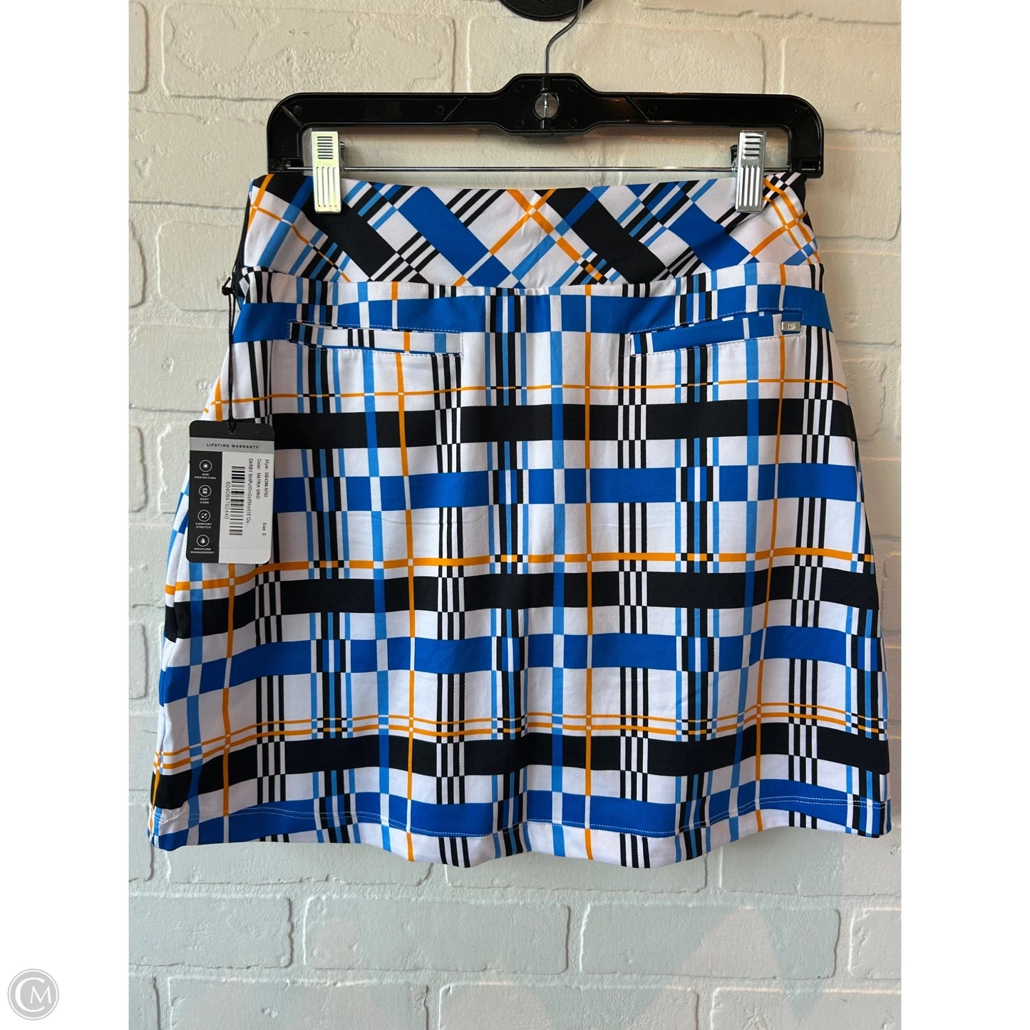 Athletic Skort By Tail In Blue & White, Size: 6