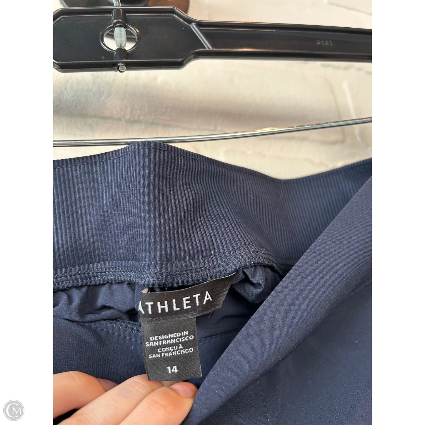 Athletic Pants By Athleta In Navy, Size: 14