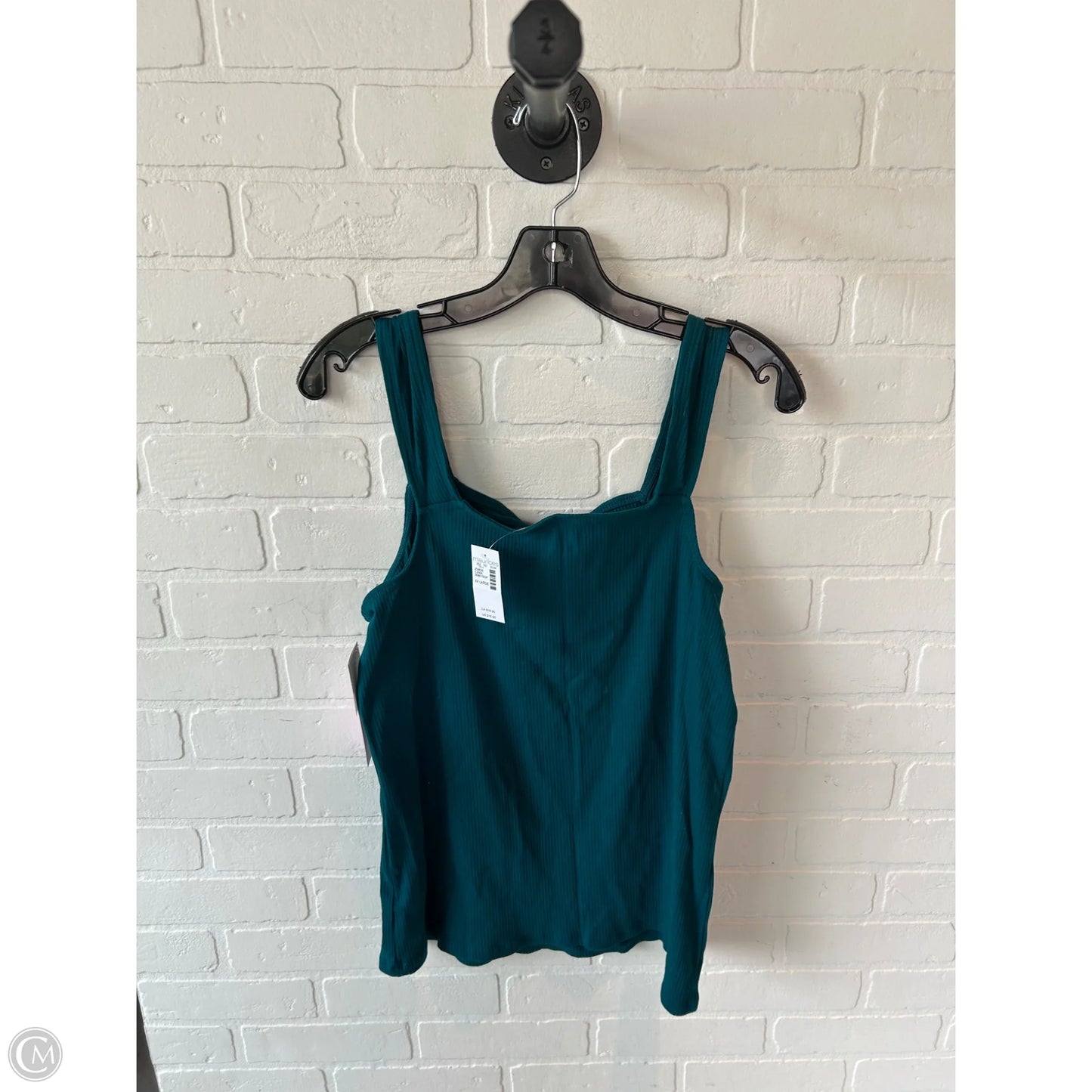 Top Sleeveless By Maurices In Teal, Size: Xxl