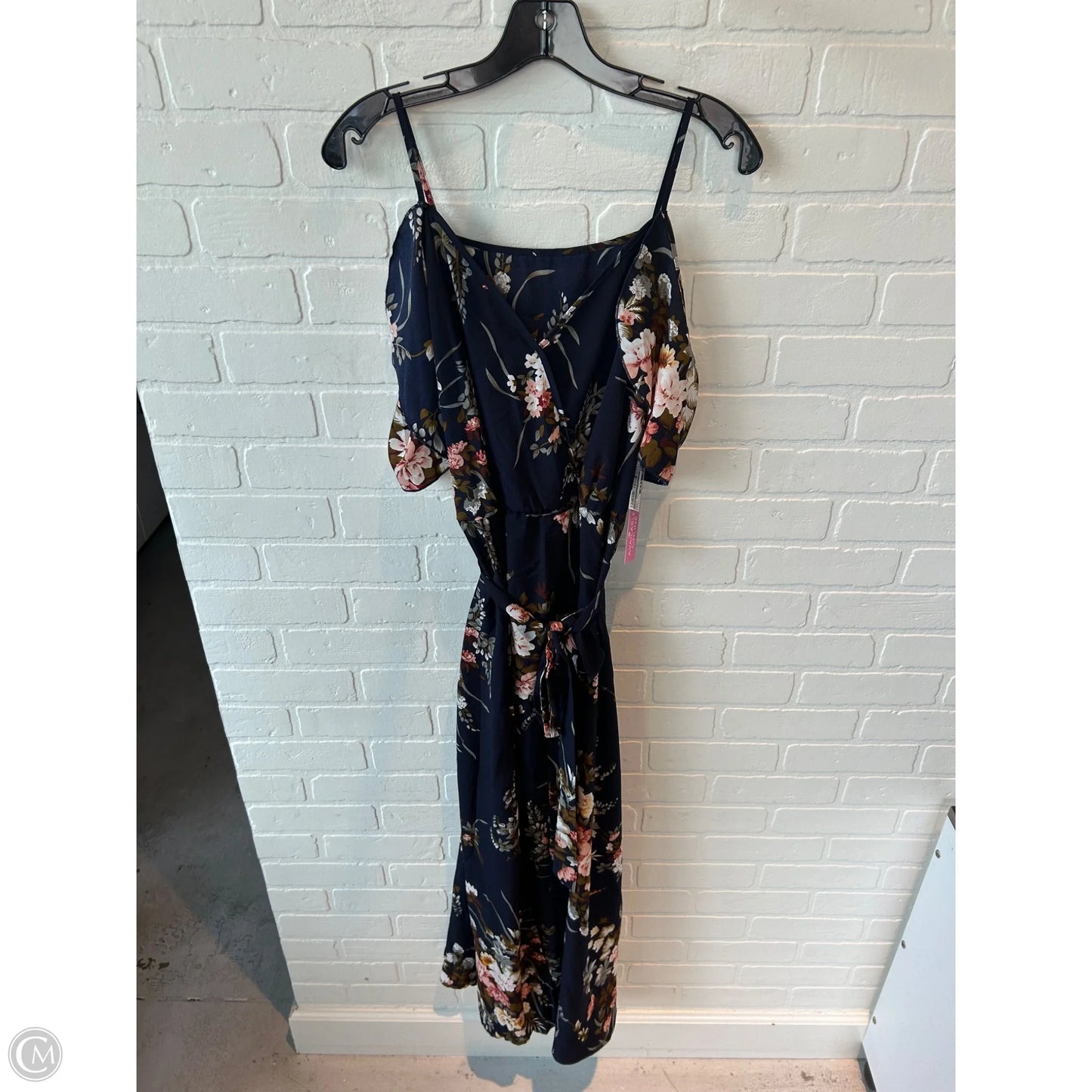 Dress Casual Midi By Shein In Blue & Pink, Size: 2x