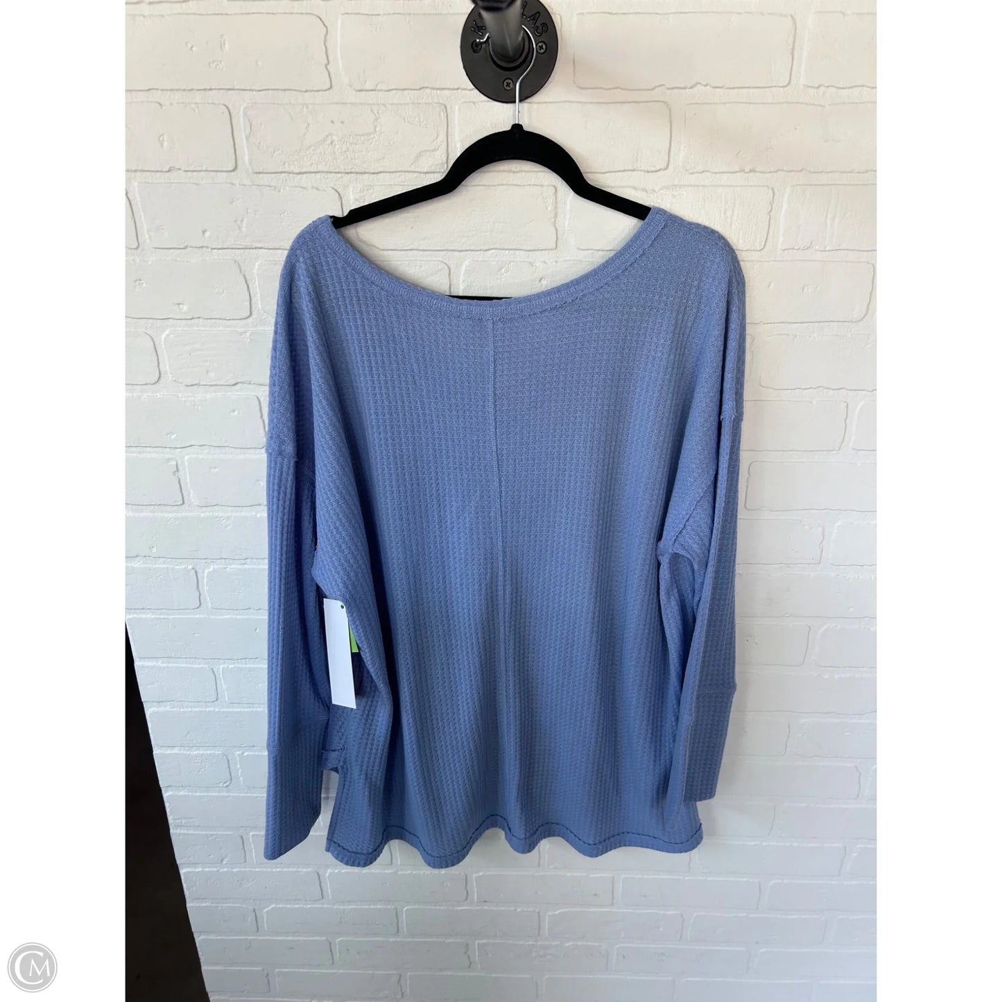 Top Long Sleeve By Vintage America In Blue, Size: Xl