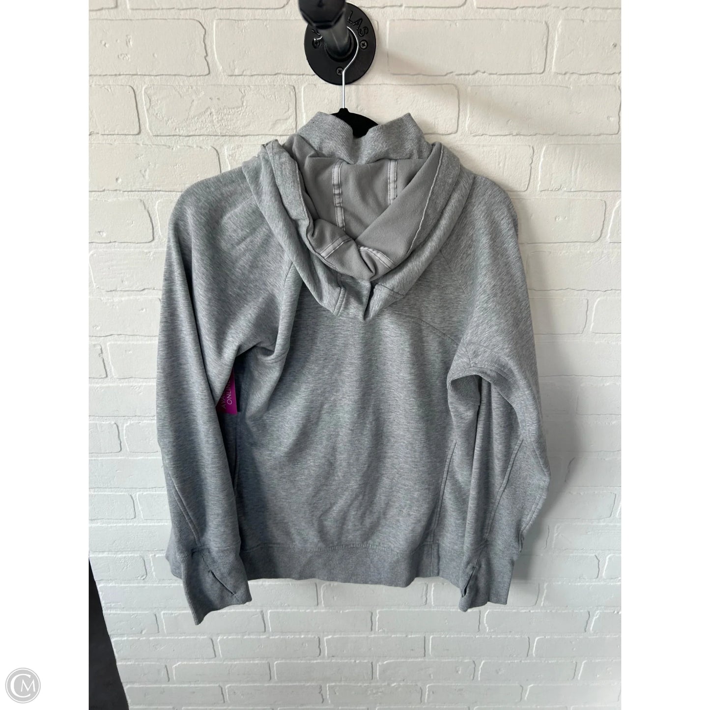 Athletic Sweatshirt Hoodie By Athleta In Grey, Size: Xl