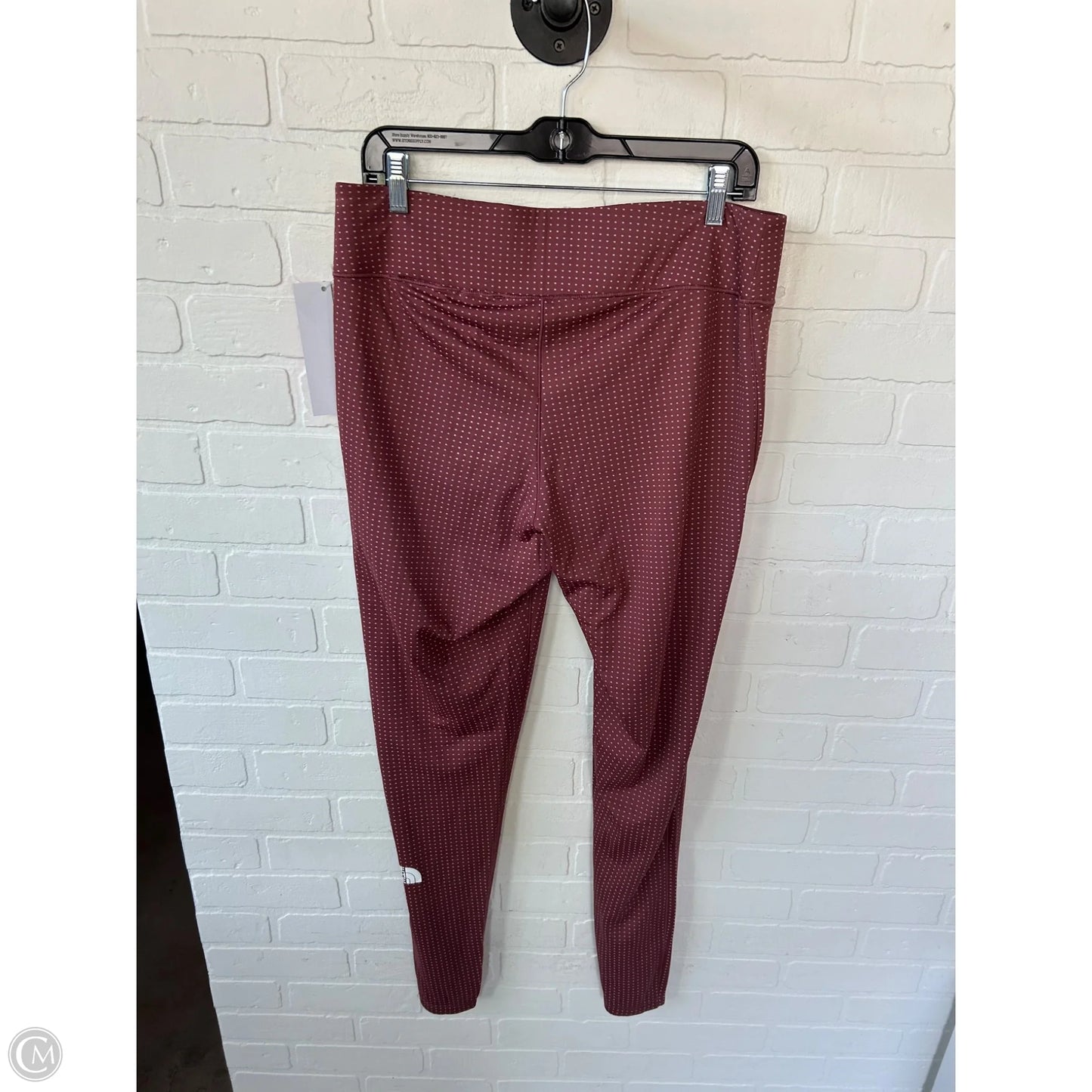 Athletic Leggings By The North Face In Brown & White, Size: 16