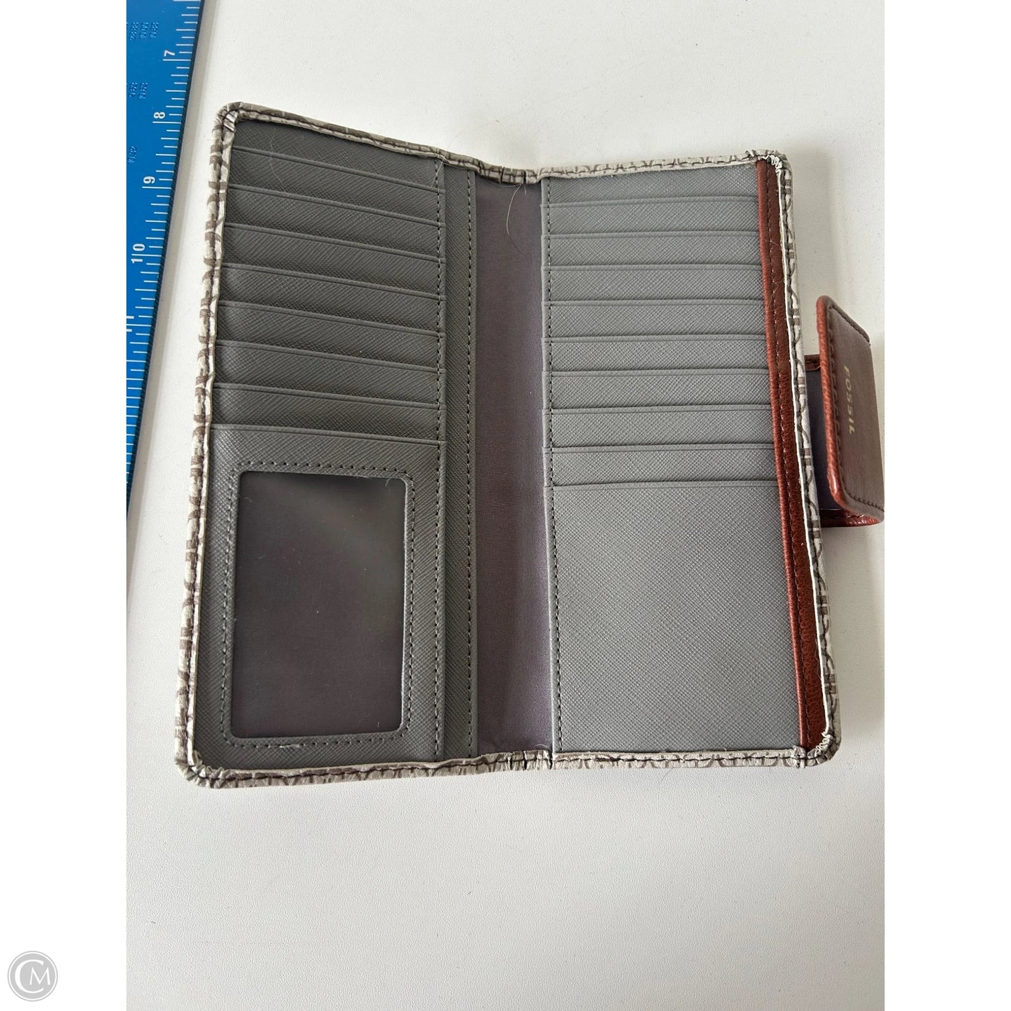 Wallet By Fossil, Size: Large