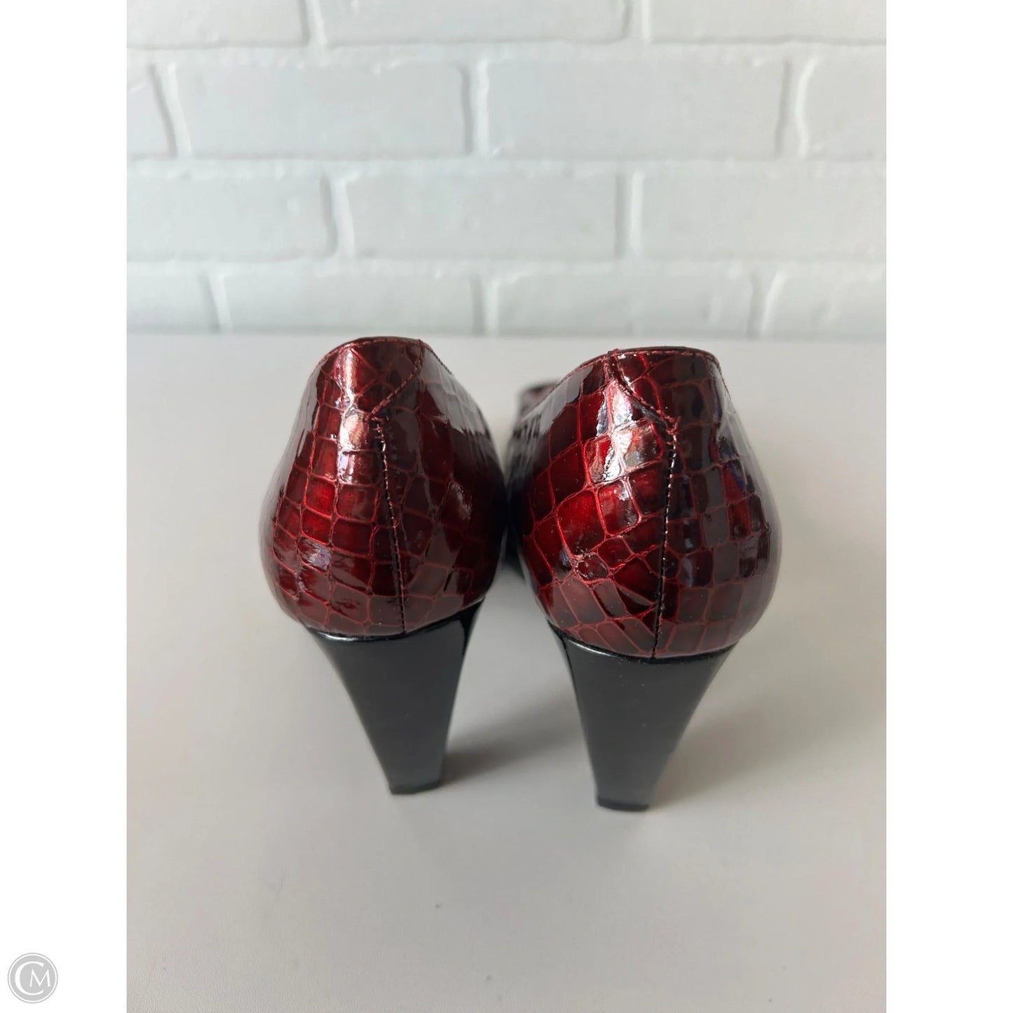 Shoes Heels Block By Matisse In Black & Red, Size: 10