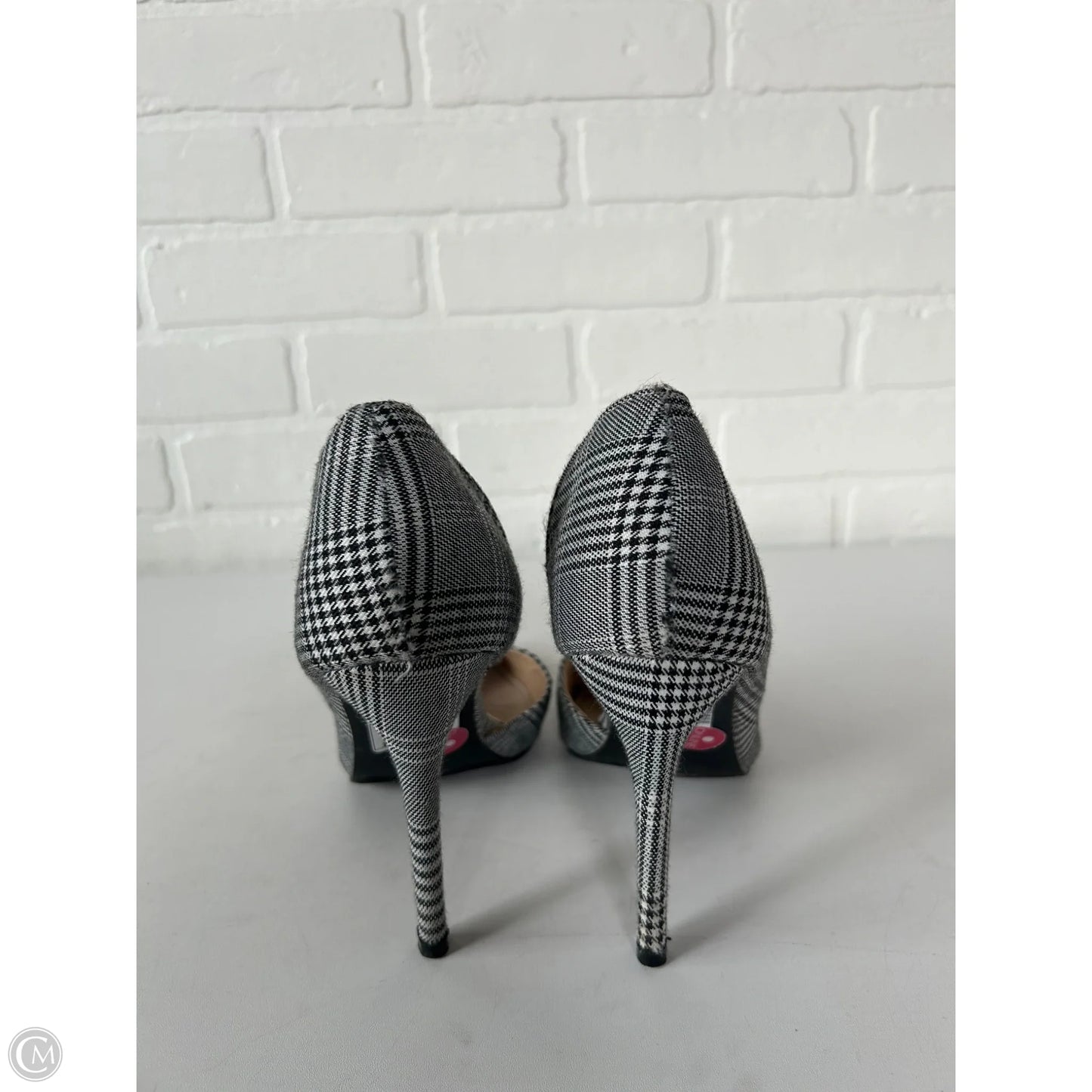 Shoes Heels Stiletto By Catherine Malandrino In Black & White, Size: 9