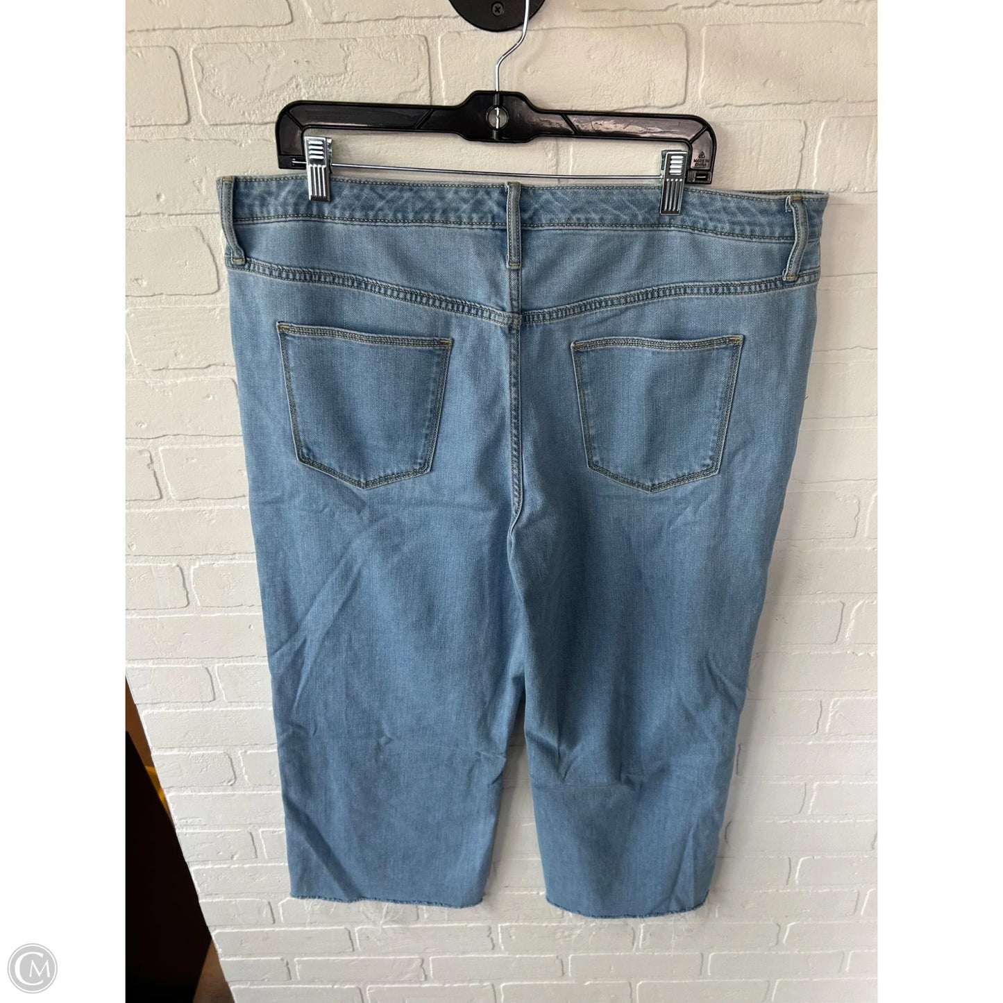 Jeans Straight By Universal Thread In Blue Denim, Size: 18