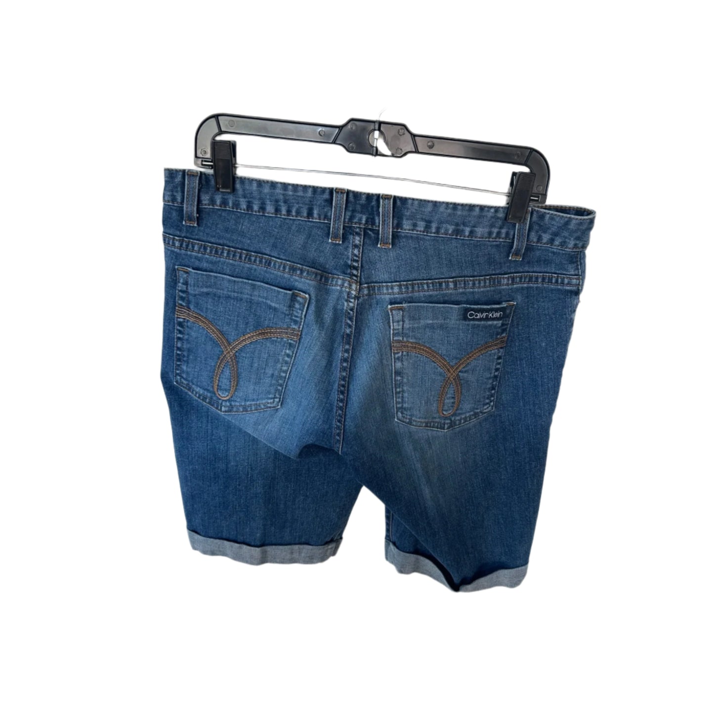Shorts By Calvin Klein In Blue Denim, Size: 12