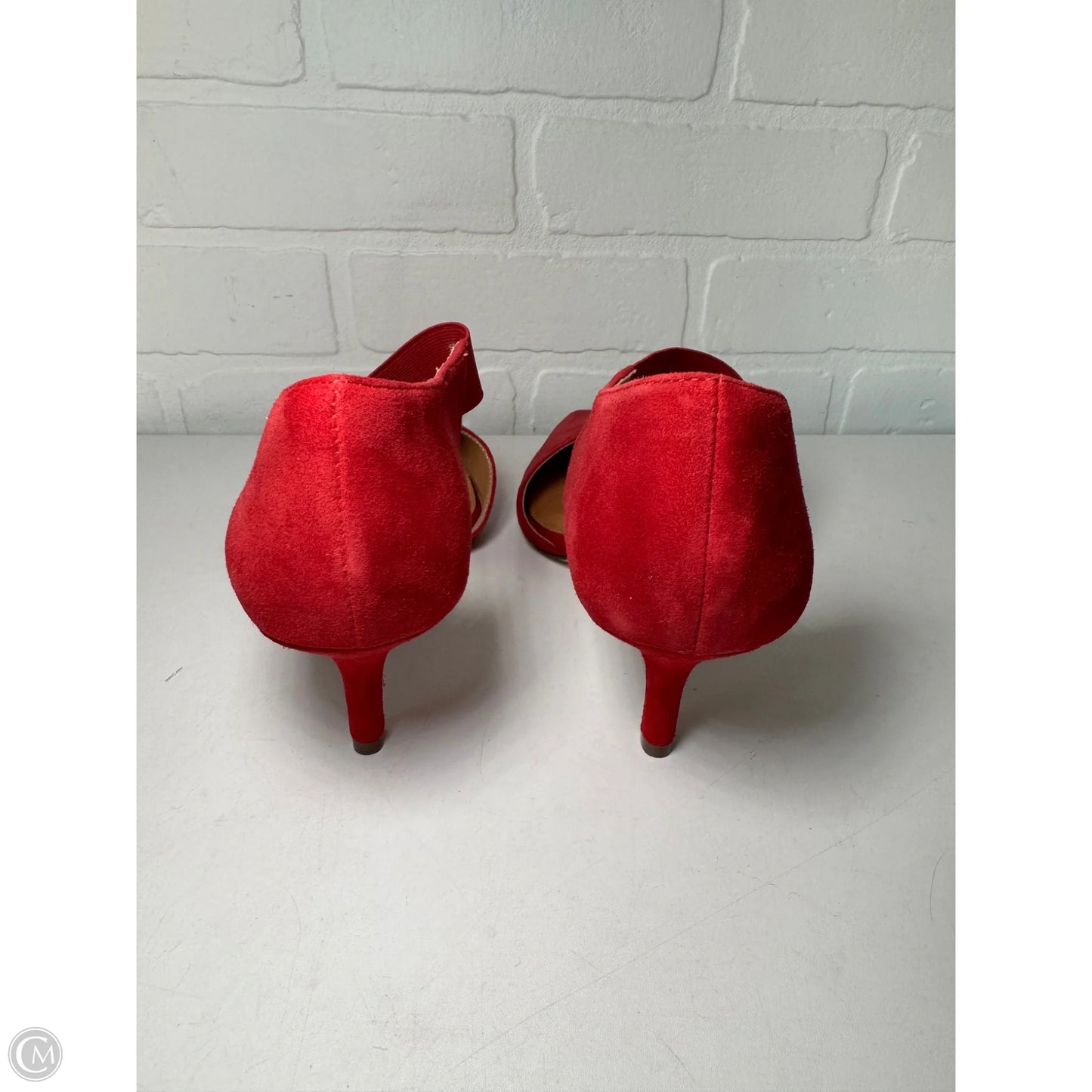 Sandals Heels Kitten By Corso Como In Red, Size: 7.5