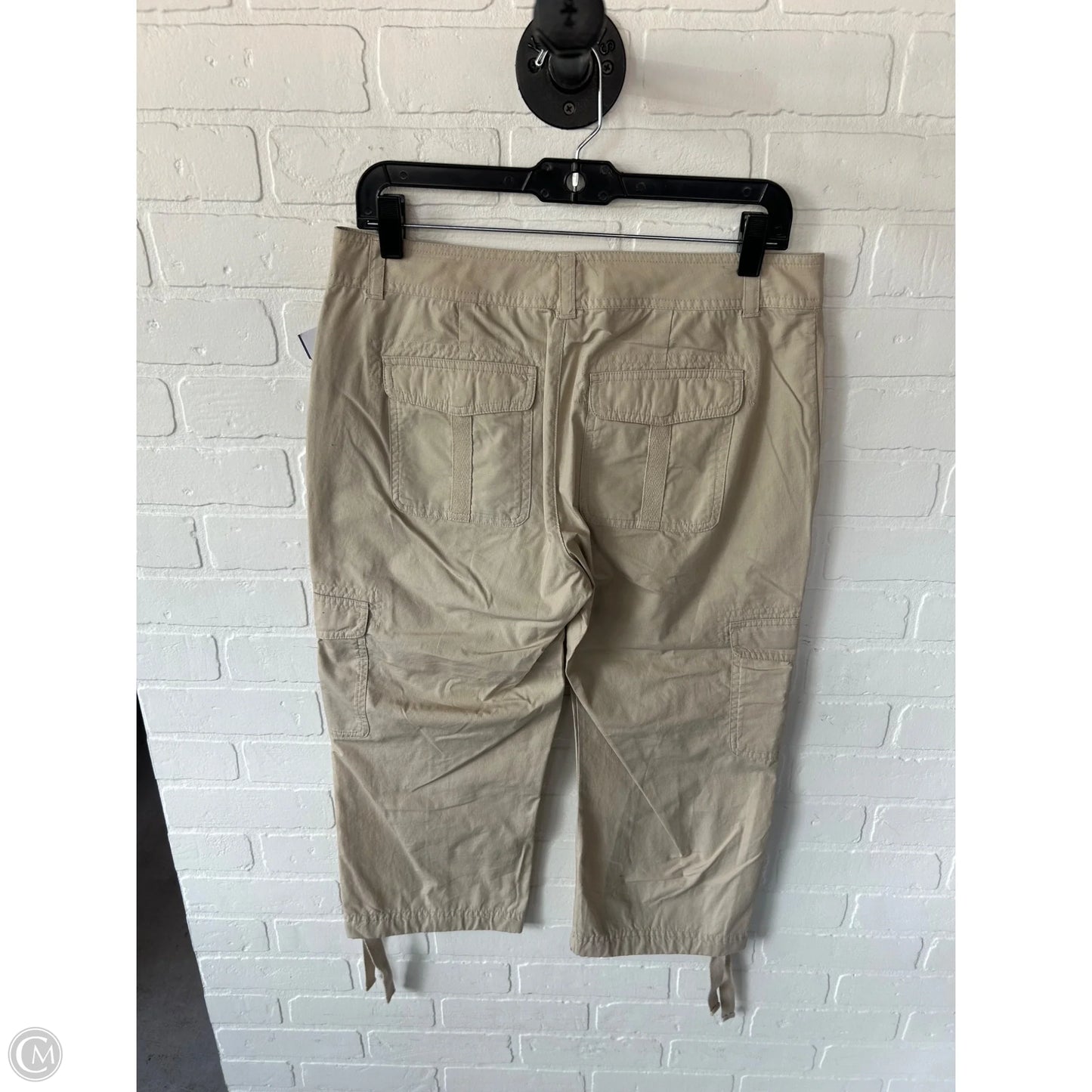Pants Cropped By Chaps In Tan, Size: 4